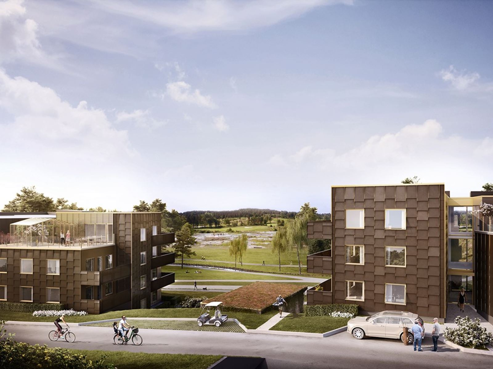 Moderna hem i fritt läge, granne med den nya parken. Hills Villastad Söderläget - lgh 4-1003 - Bjurfors