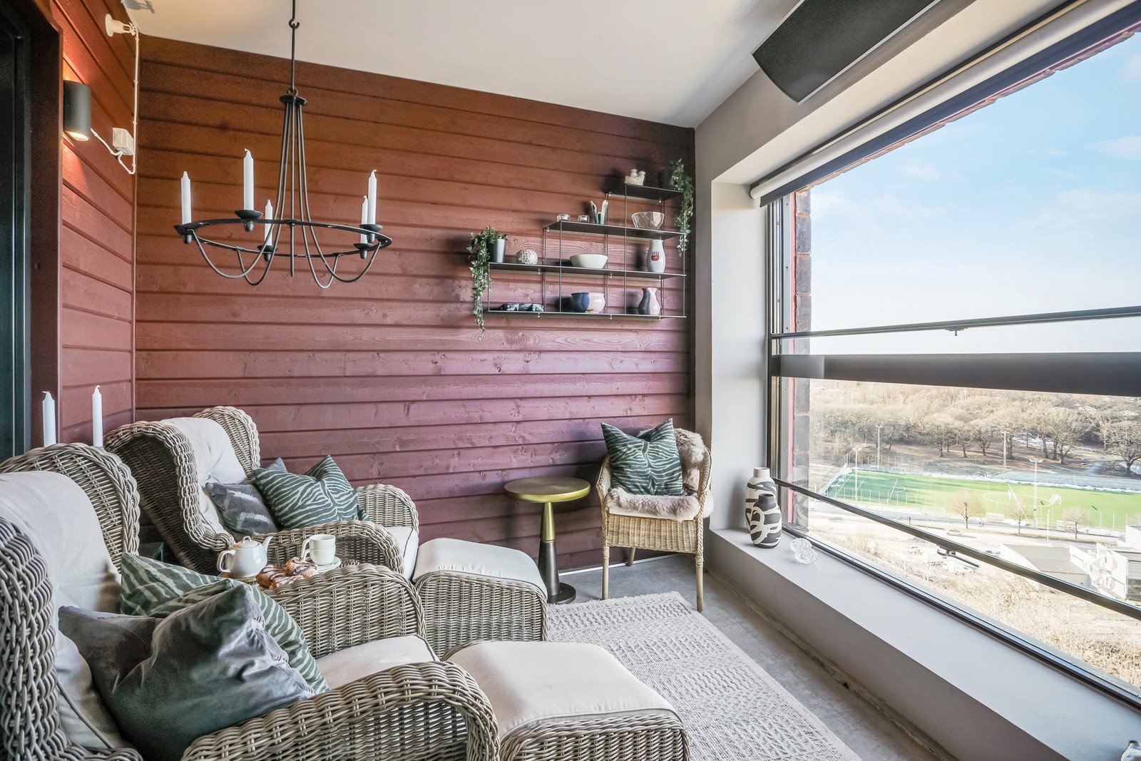 På våning 16 bor du högt ovan mark i fritt läge