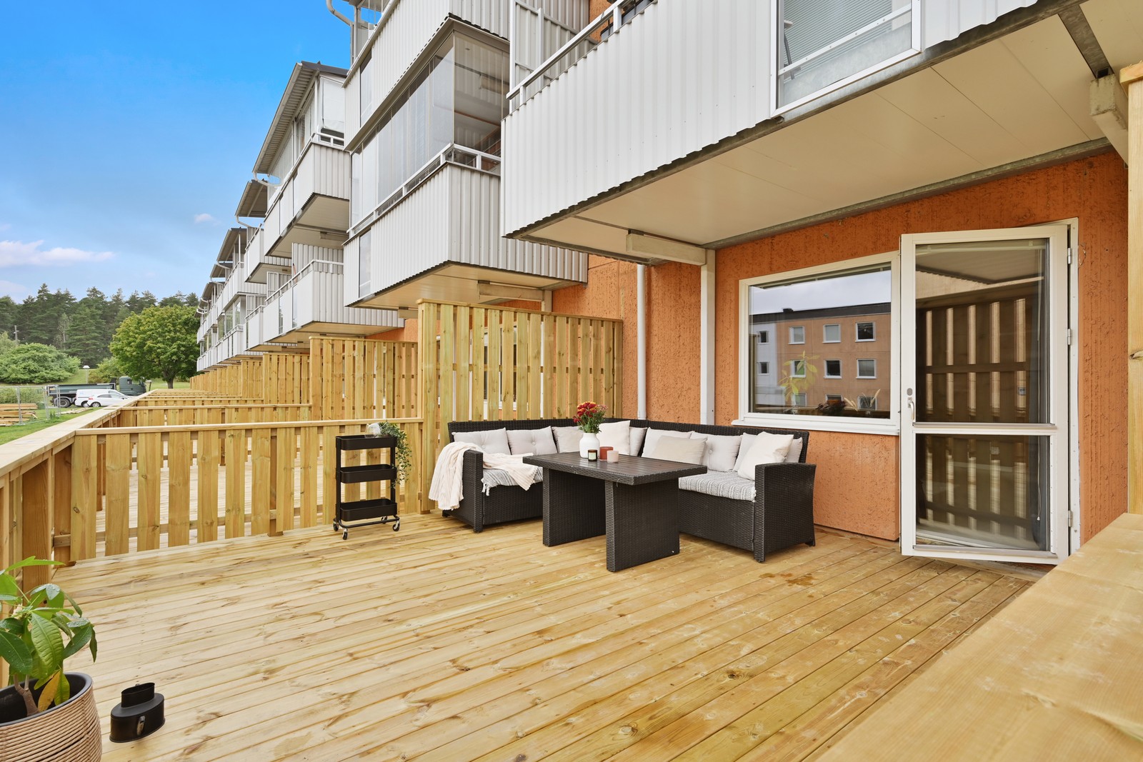 Nybyggd altan sommaren 2025