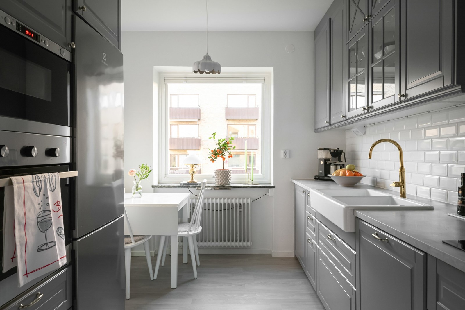 Köket totalrenoverades år 2020