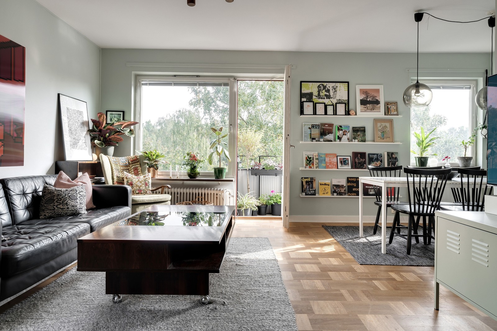 Underbart läge högst upp