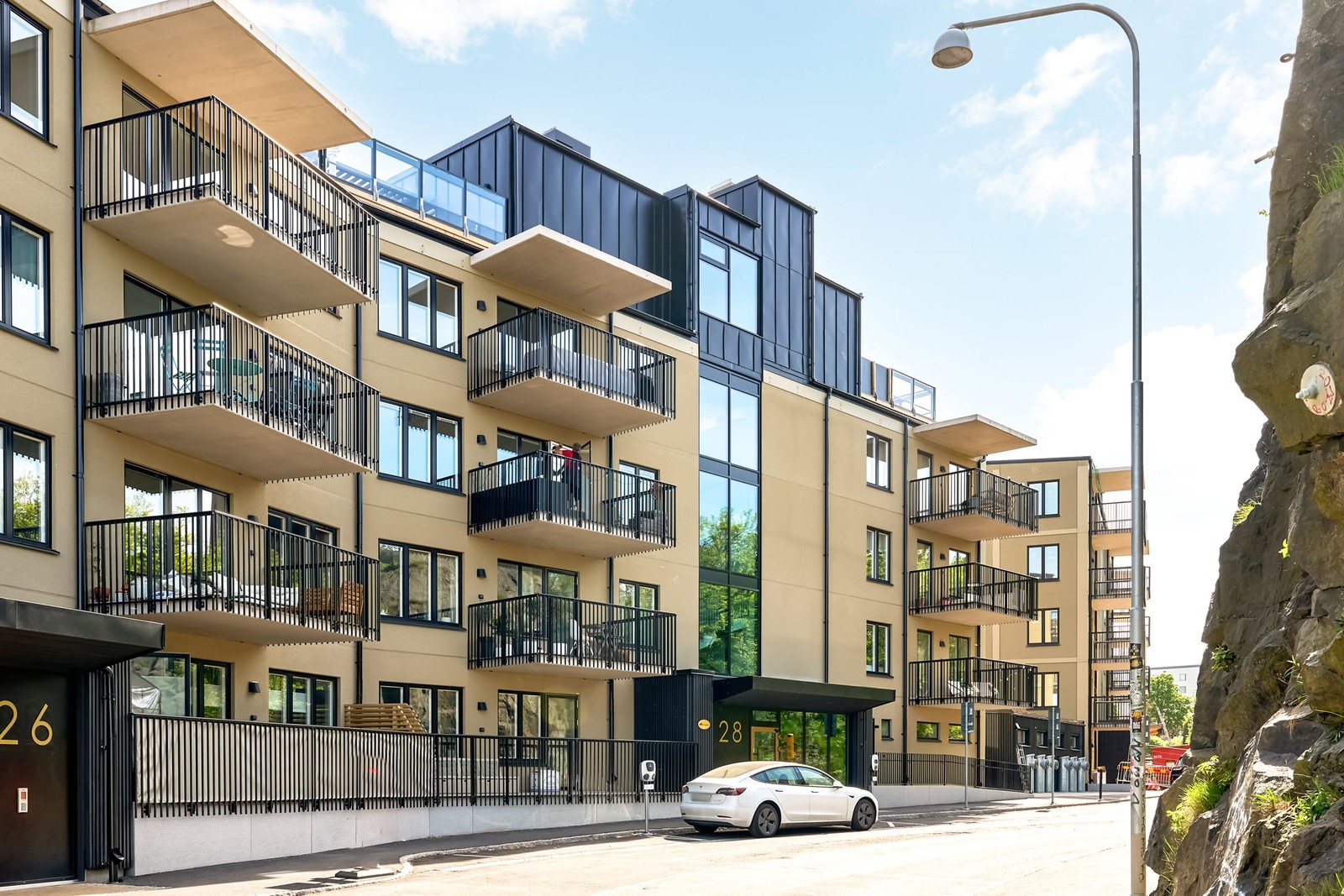Huset stod klart för inflyttning i början av 2024