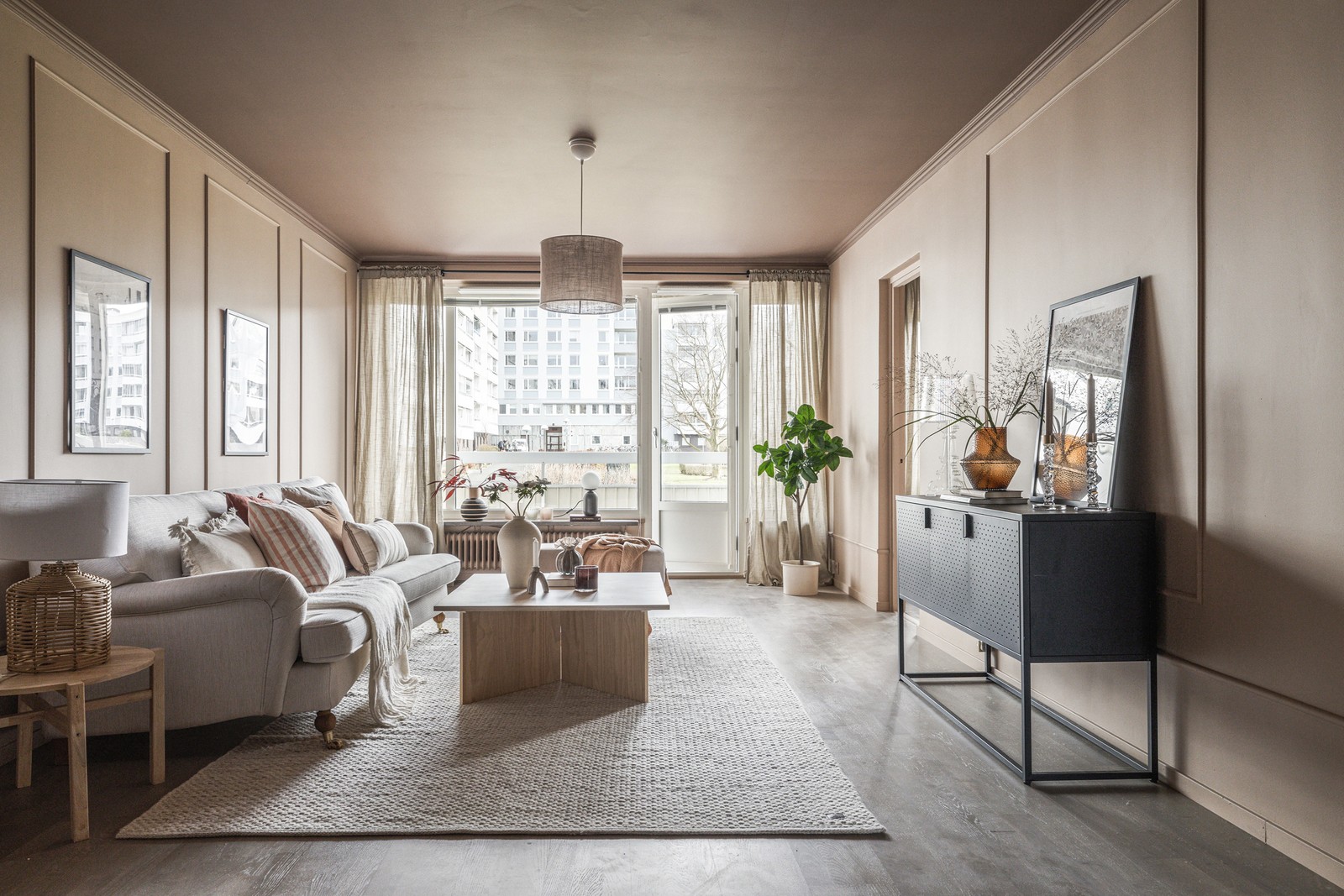 Trerumsmagi som hämtad från ett bostads- och inredningsmagasin.