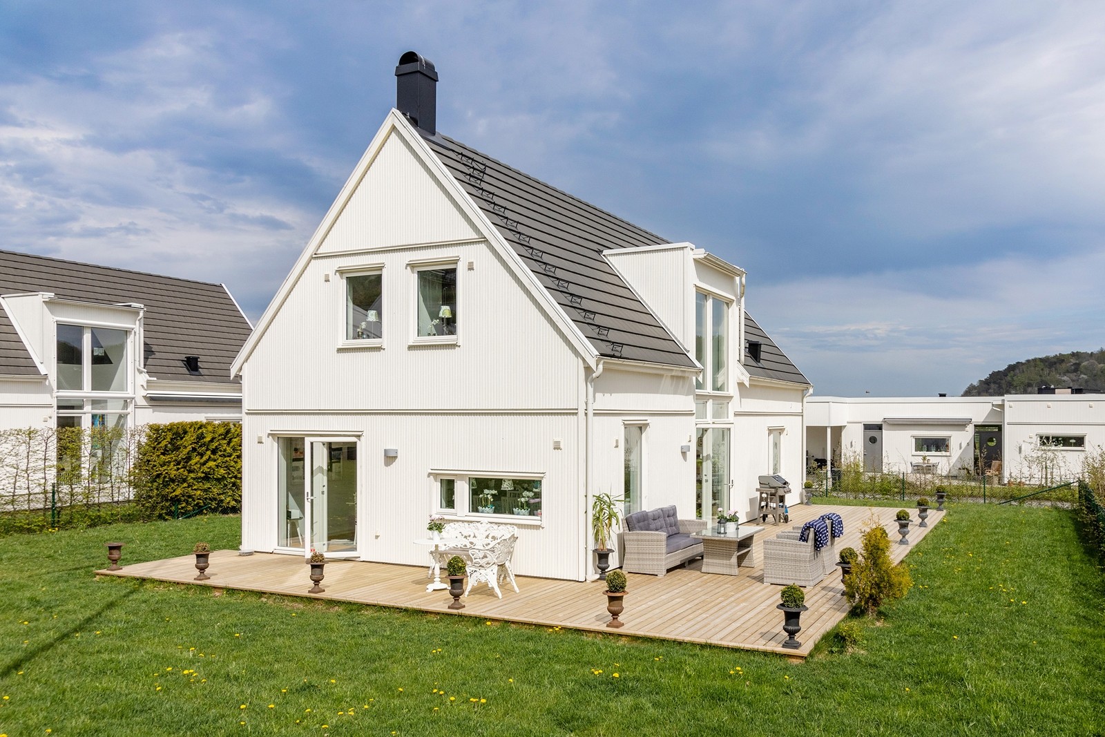 Central villa med påkostade attribut