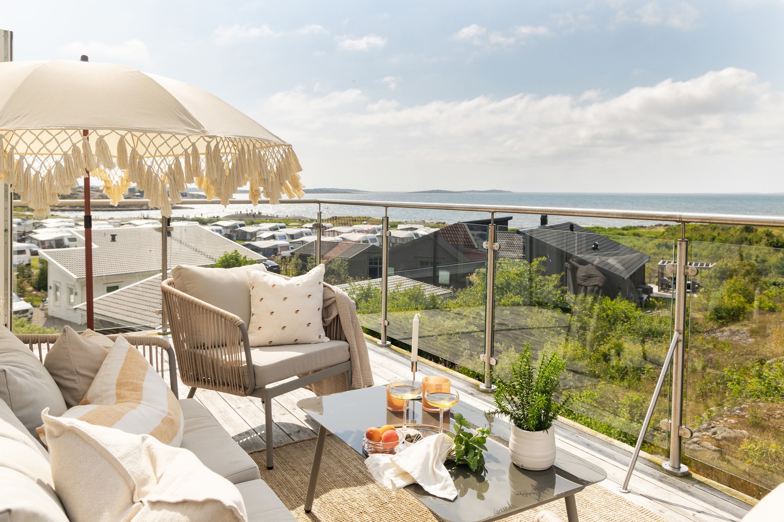 Takterrass för härliga sommarkvällar