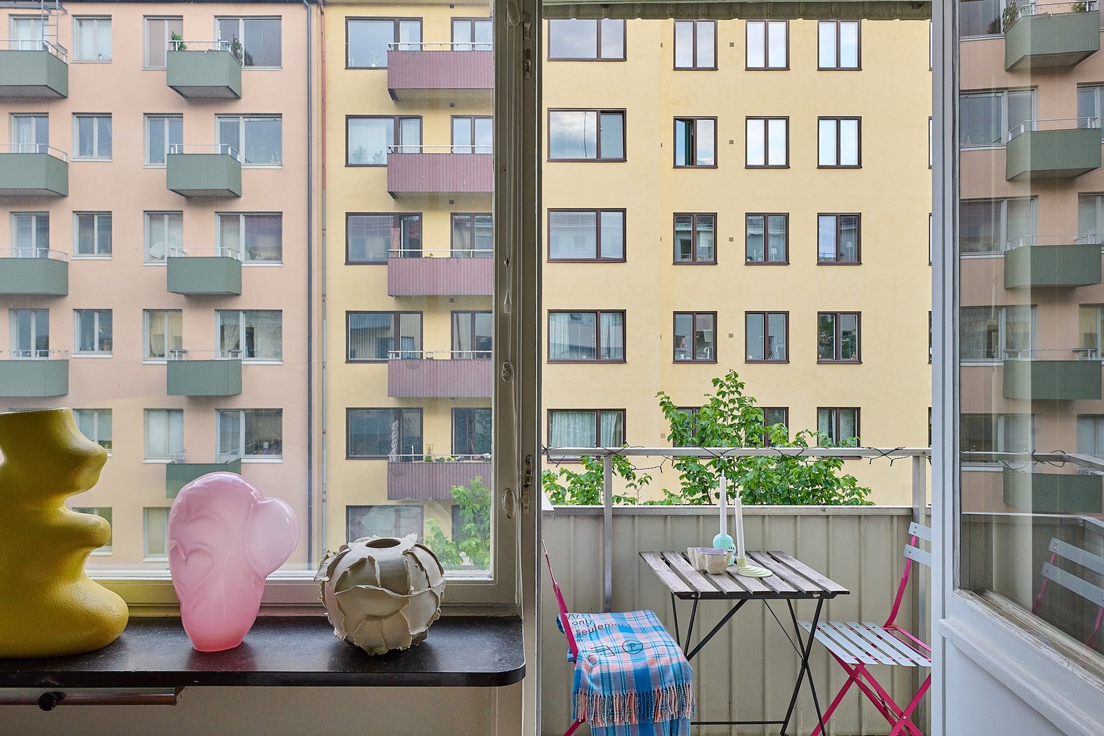 Balkong i österläge