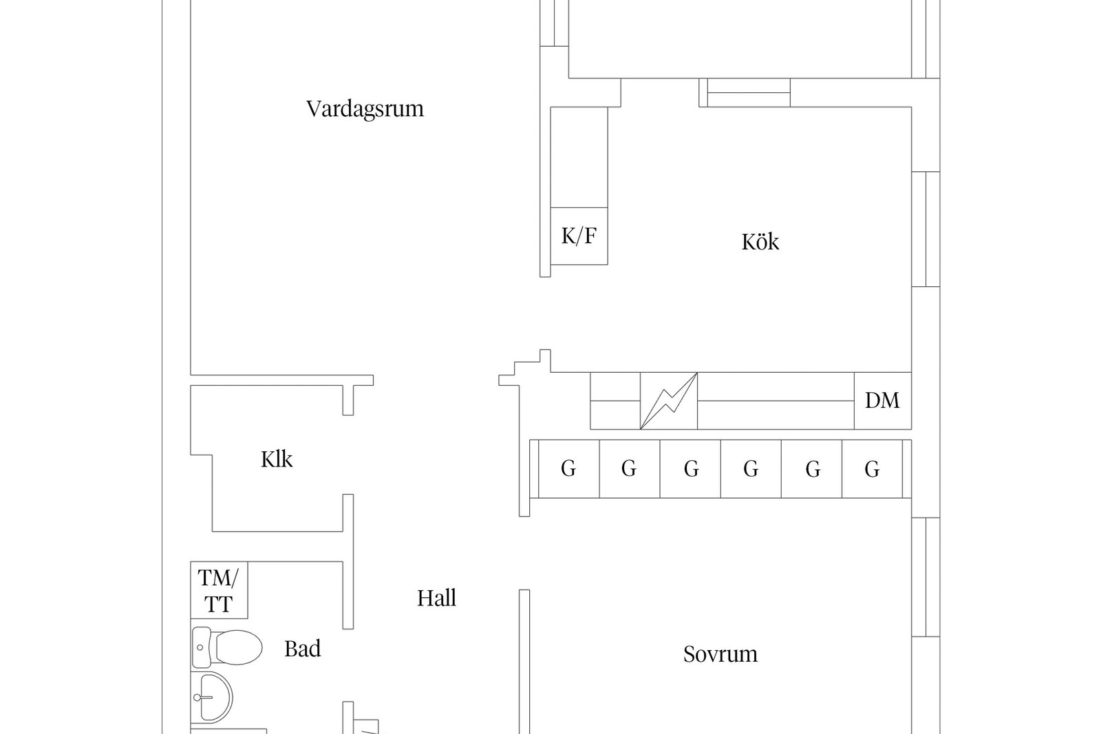 Fridshyddevägen Planlösning