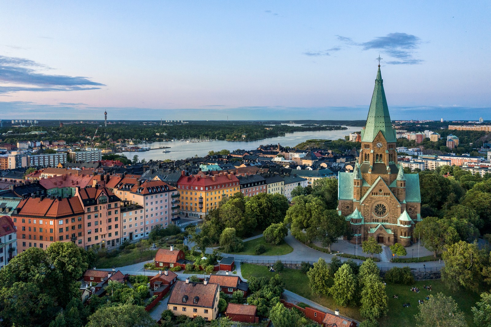 Drönarbild Sofiakyrka