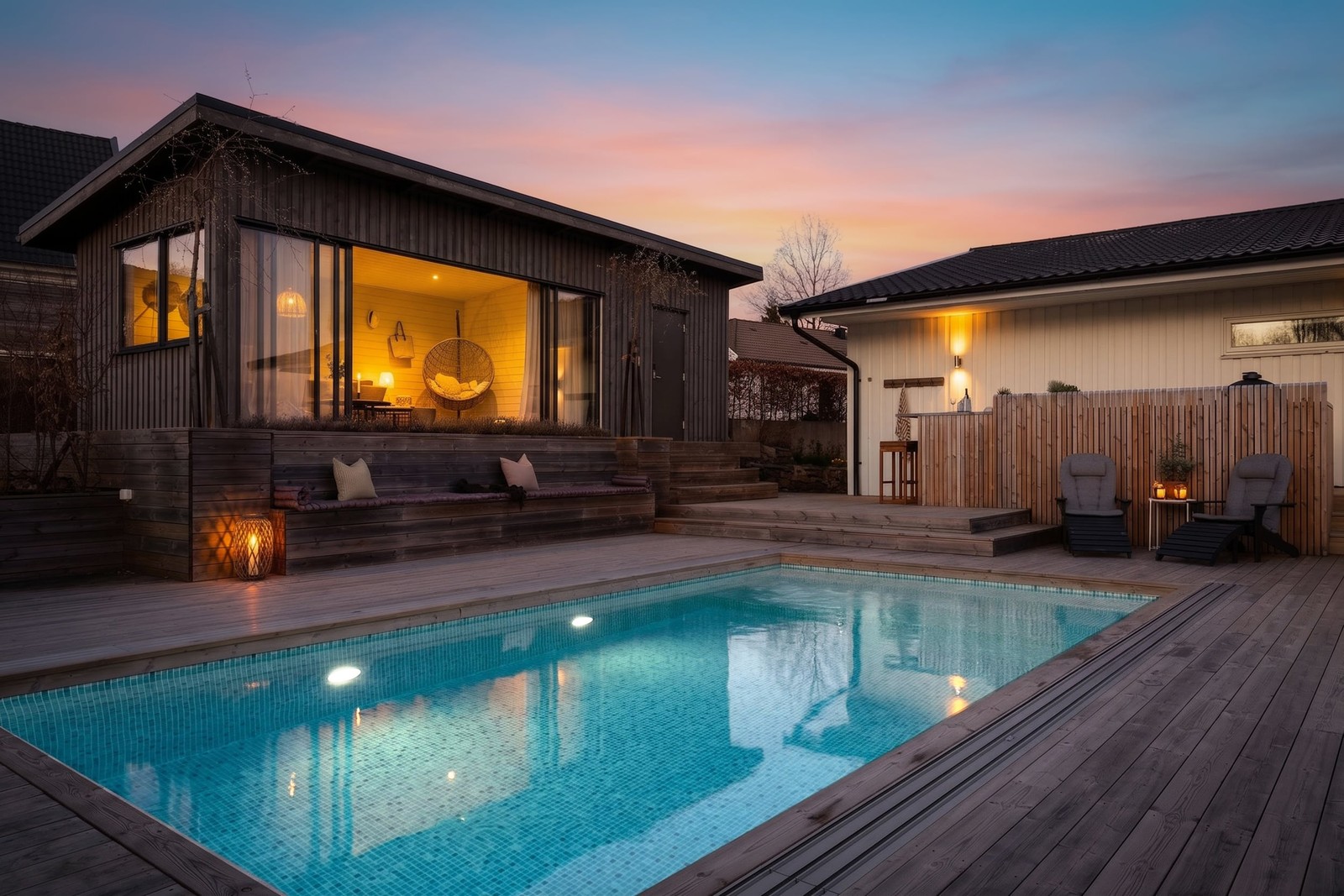 Fantastiskt pooldäck