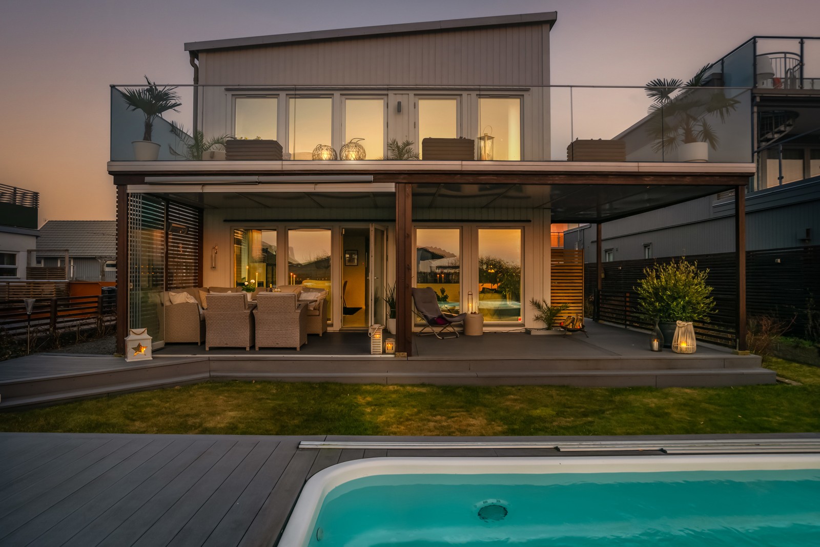 Läge för magiska solnedgångar