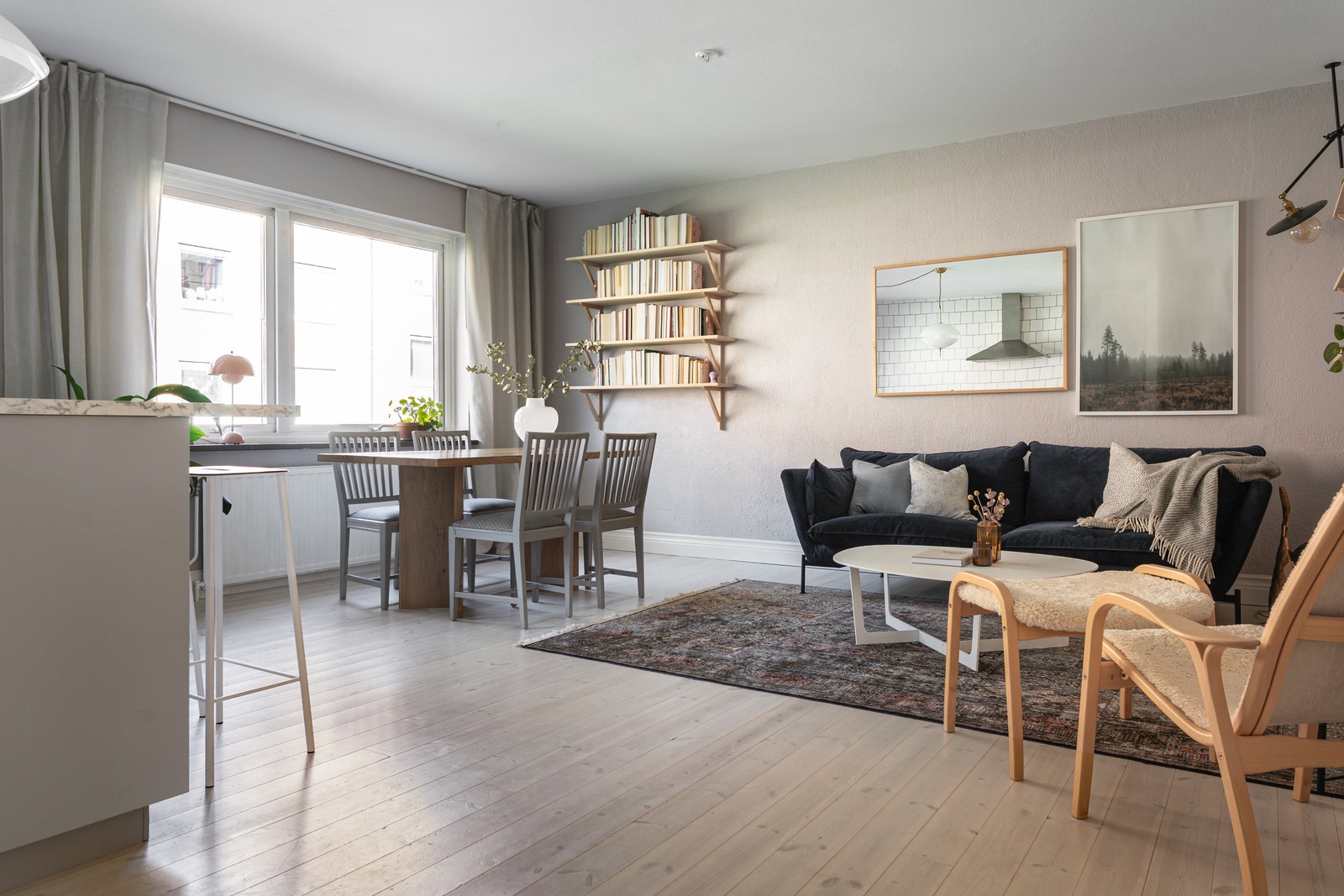 Rummets hjärta, här kan man umgås med nära och kära.