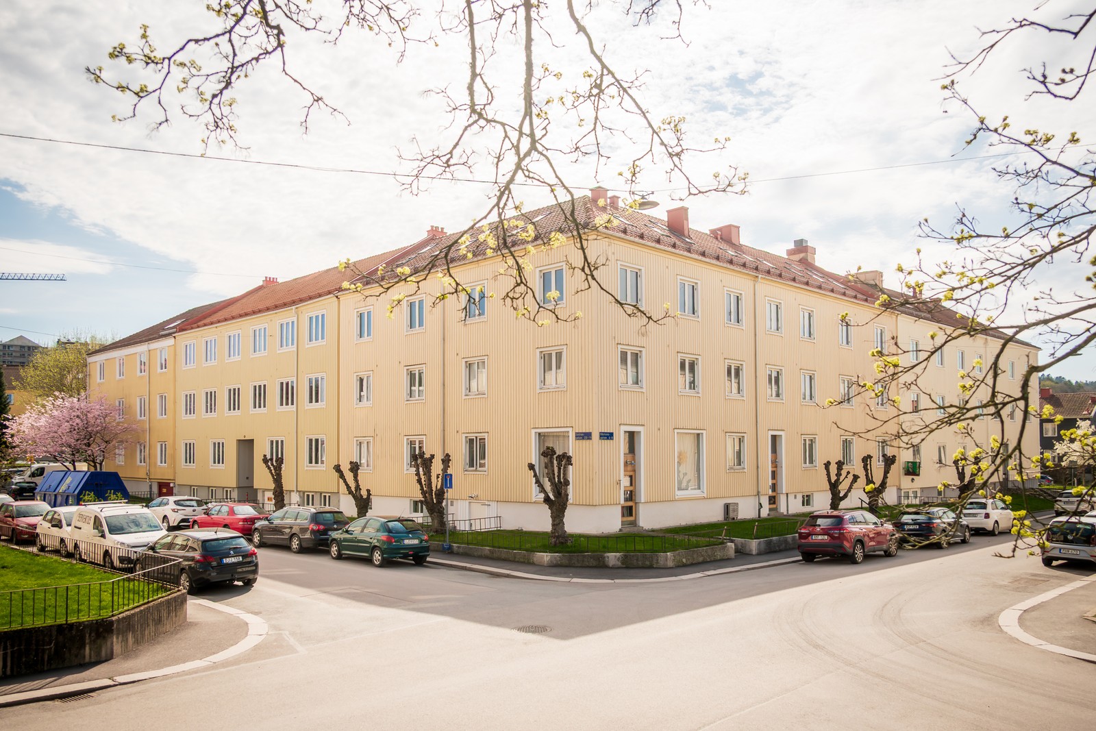 Det gula landshövdingehuset uppfördes 1936