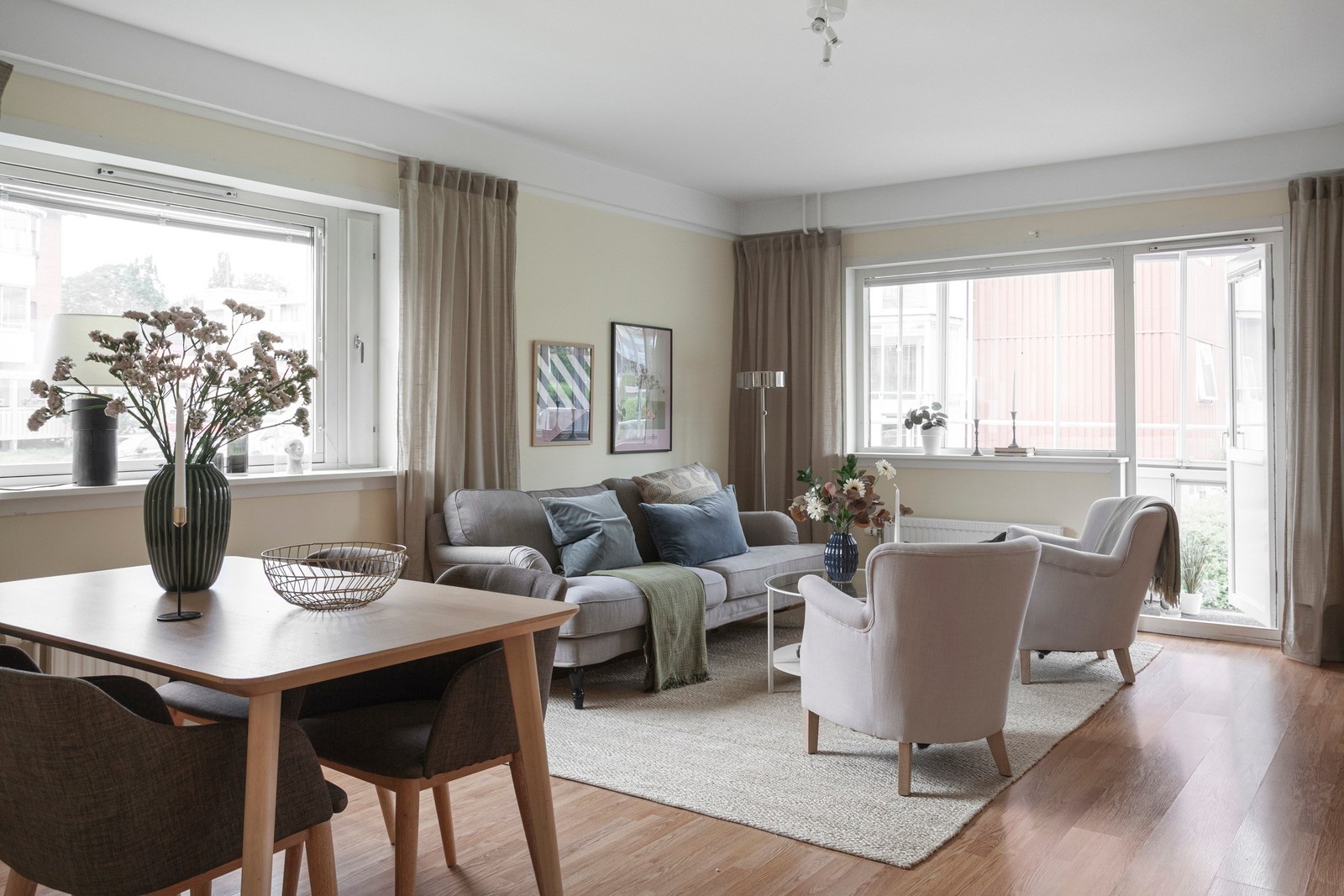 Mycket välskött och väldisponerad tvårumslägenhet