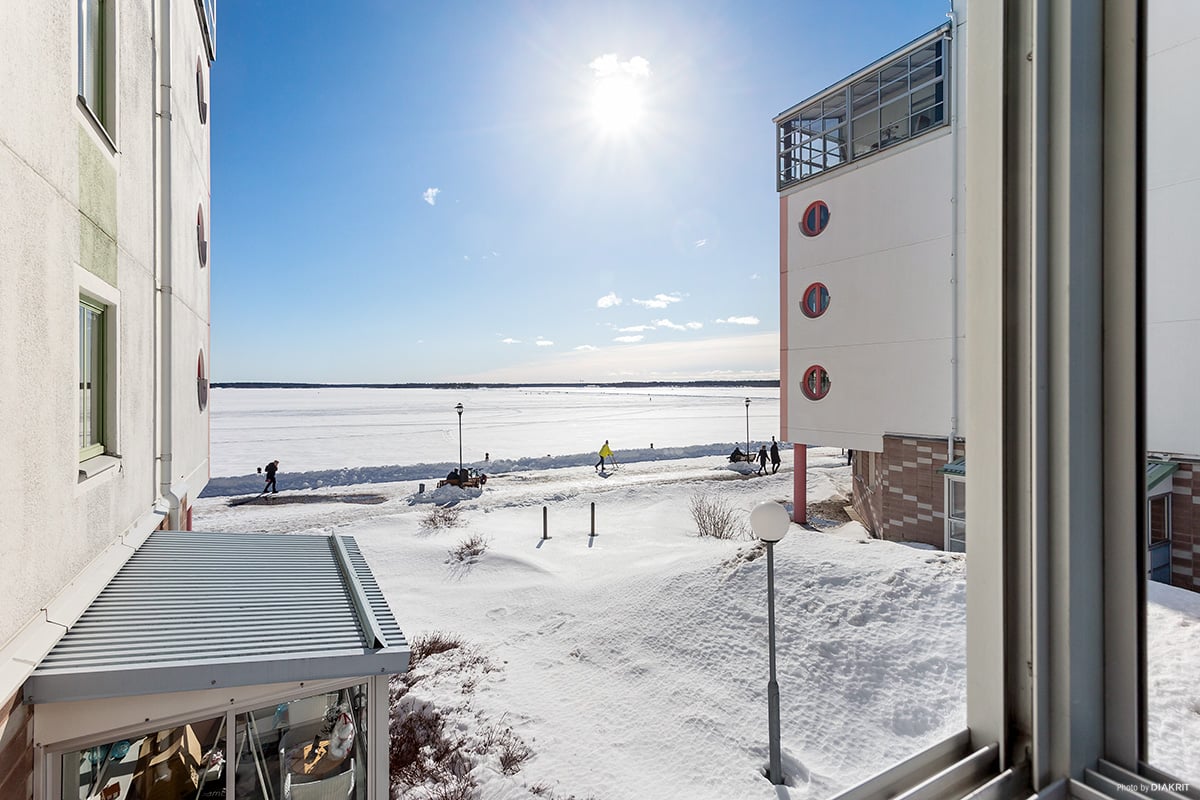 Utsikt från balkong