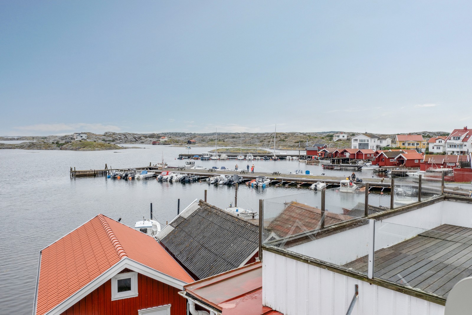 Vy från altan i söderläge