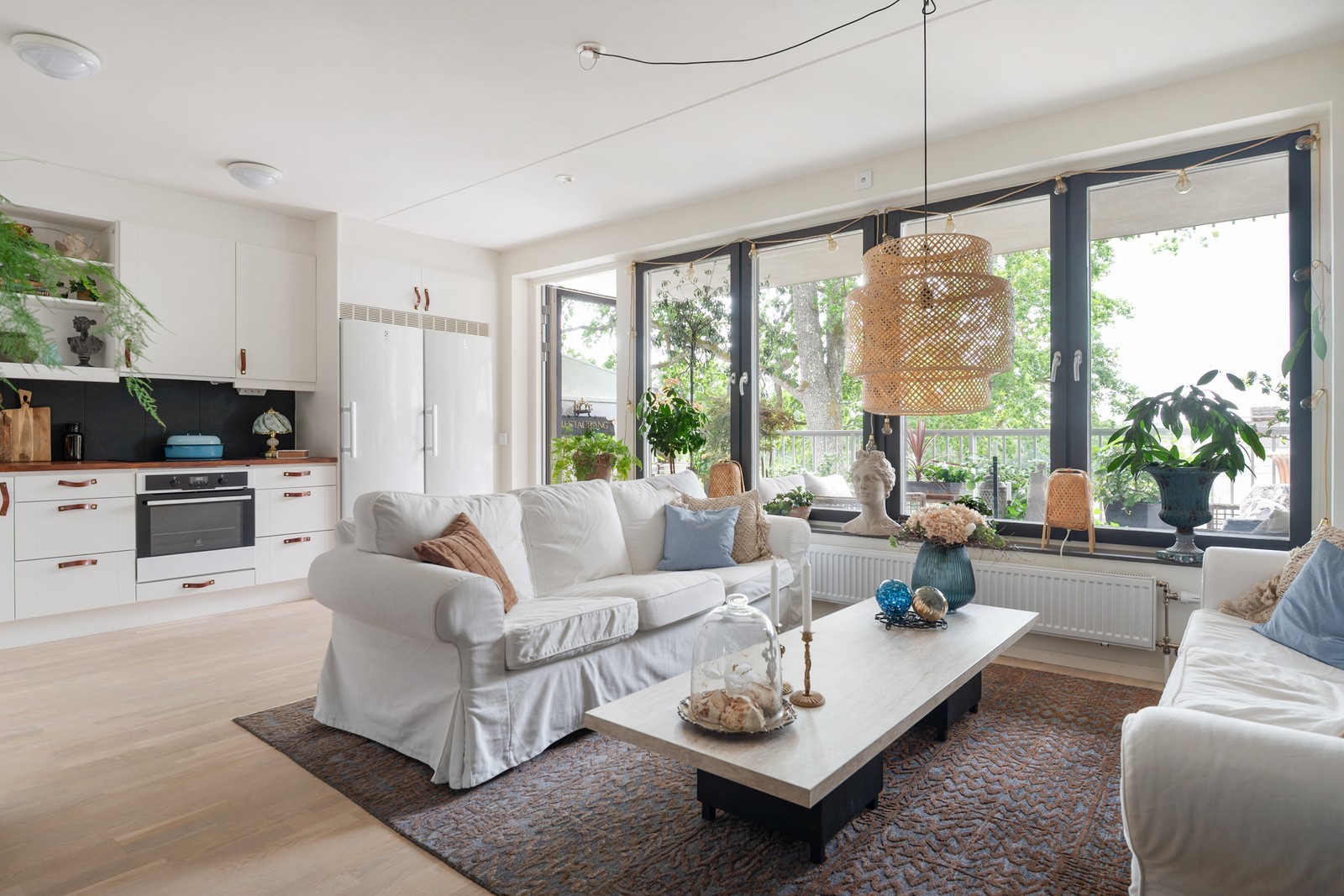 Öppen och luftig planlösning