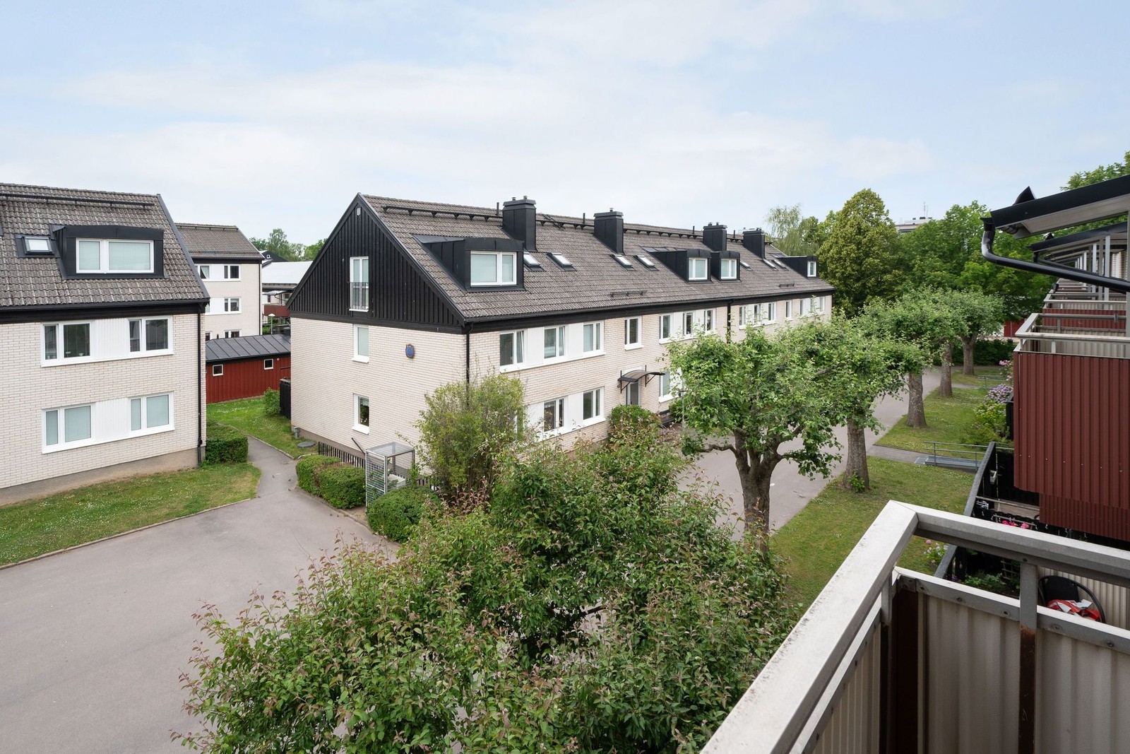 Högt läge på balkongen