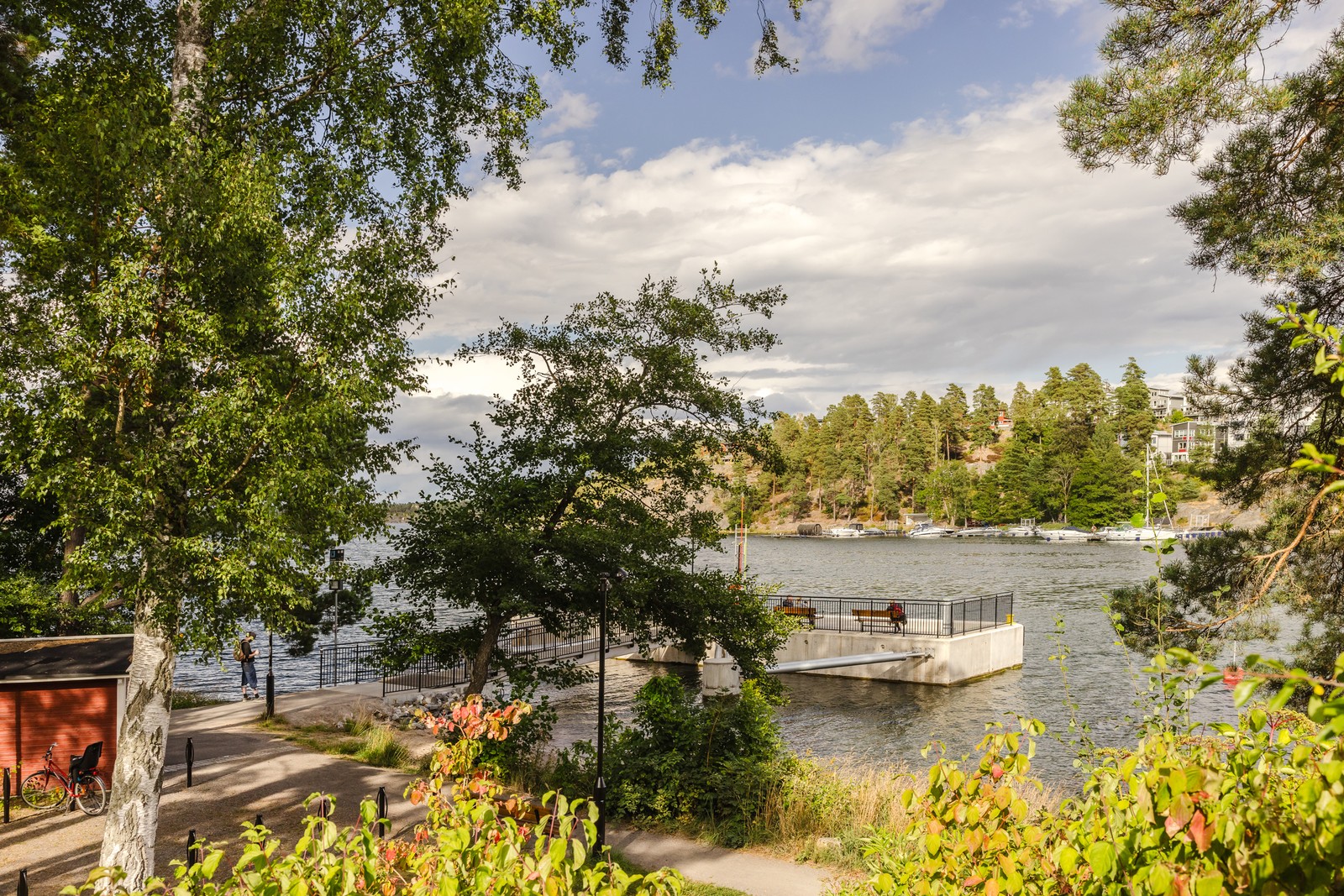 Pendelbåtsbryggan i Östra Mörtnäs