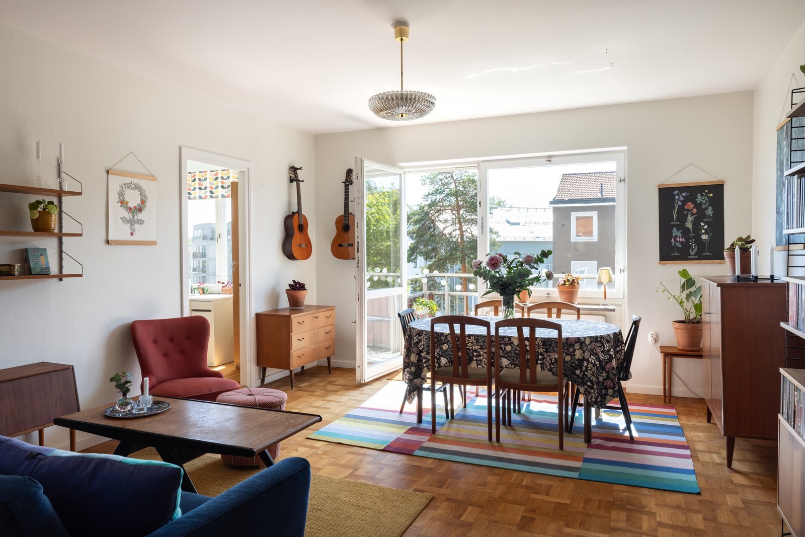 Underbart läge högst upp