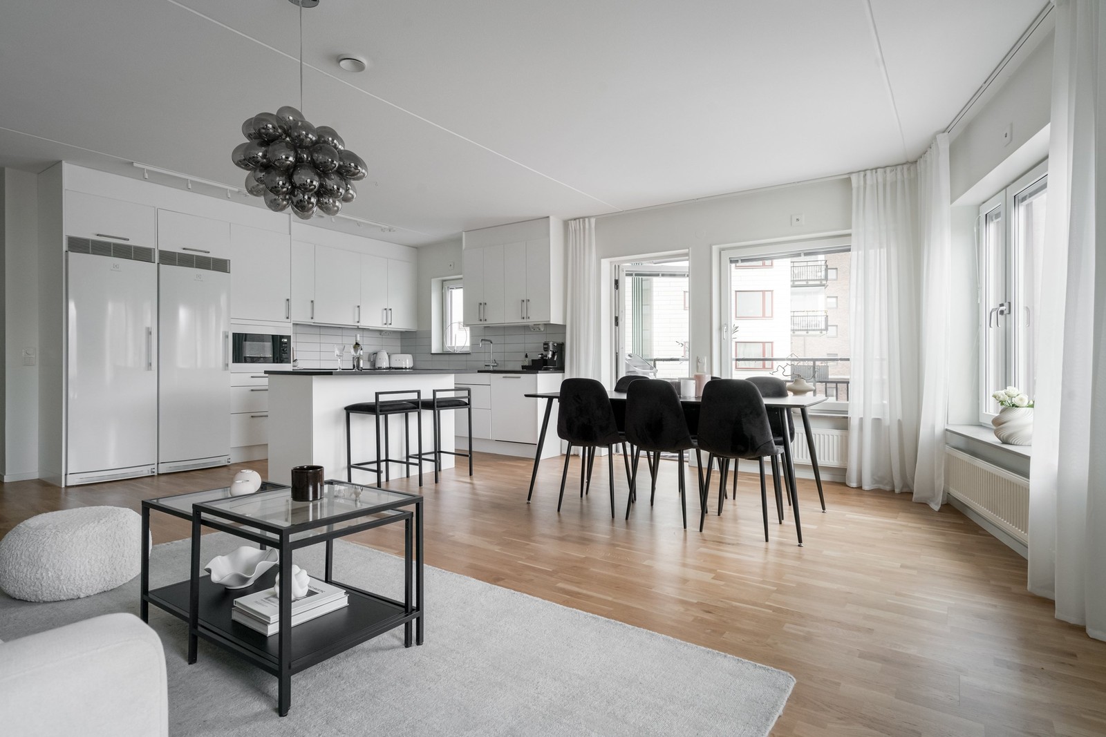 En mycket ljus och härlig lägenhet i Eriksberg