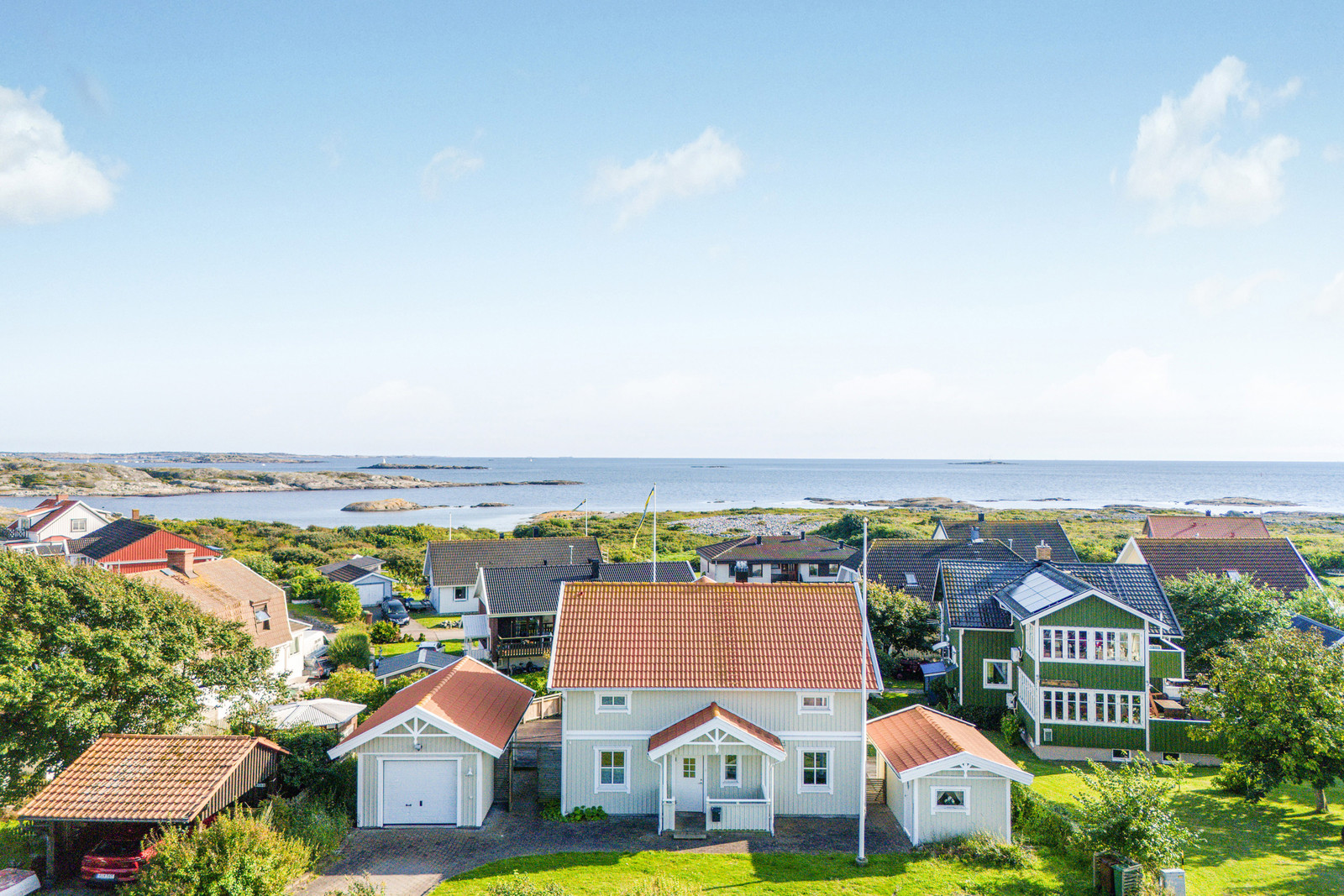 Modernt skärgårdsboende på Hyppeln