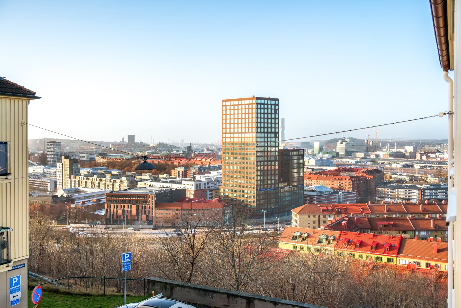 Utsikt över Göteborgs stad