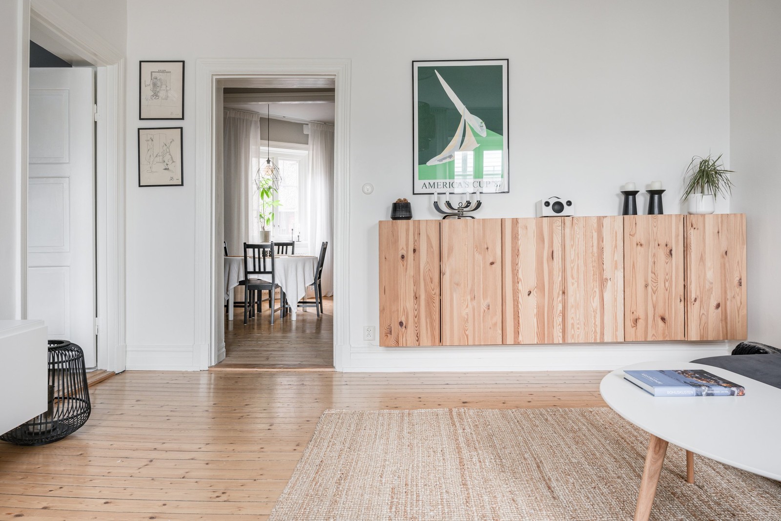 De stora ytorna ger plats för olika möjligheter till möblering