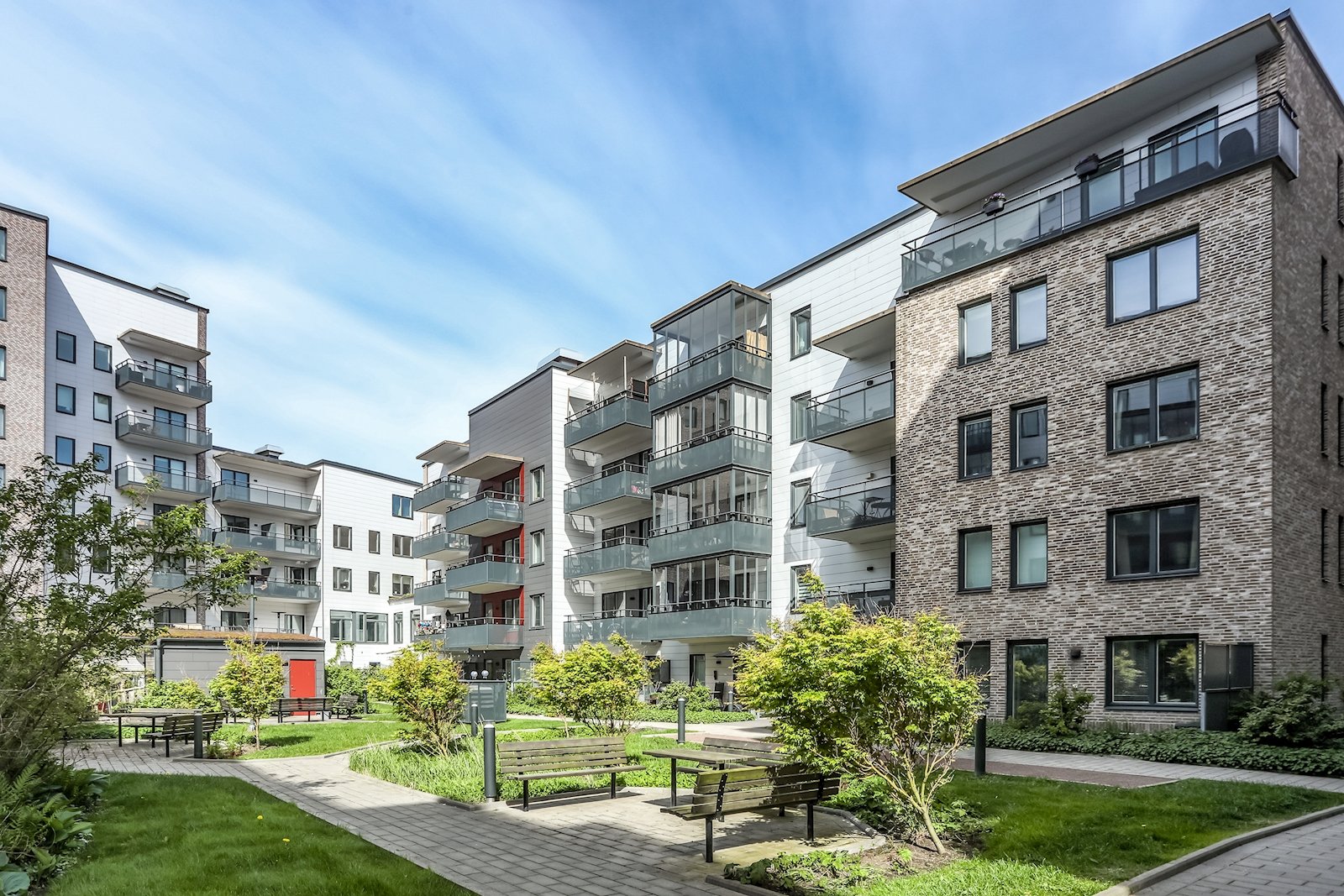 Föreningens trevliga innergård