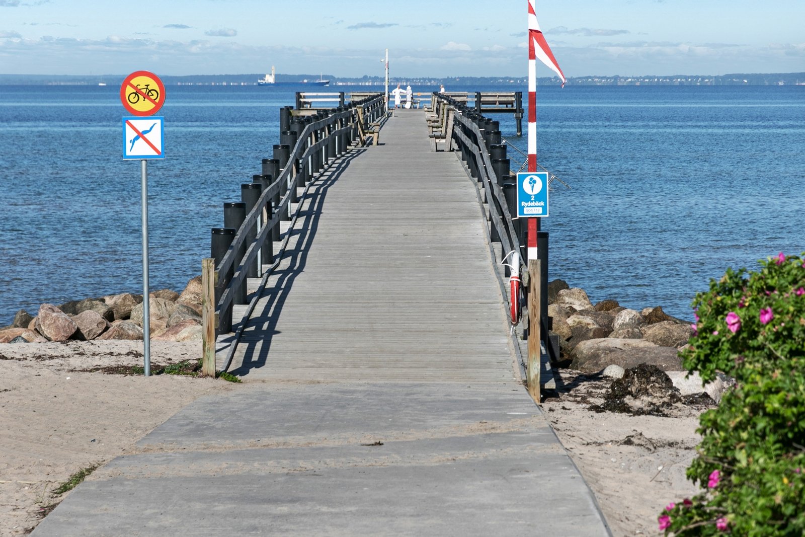 Bryggan i Rydebäck används året om