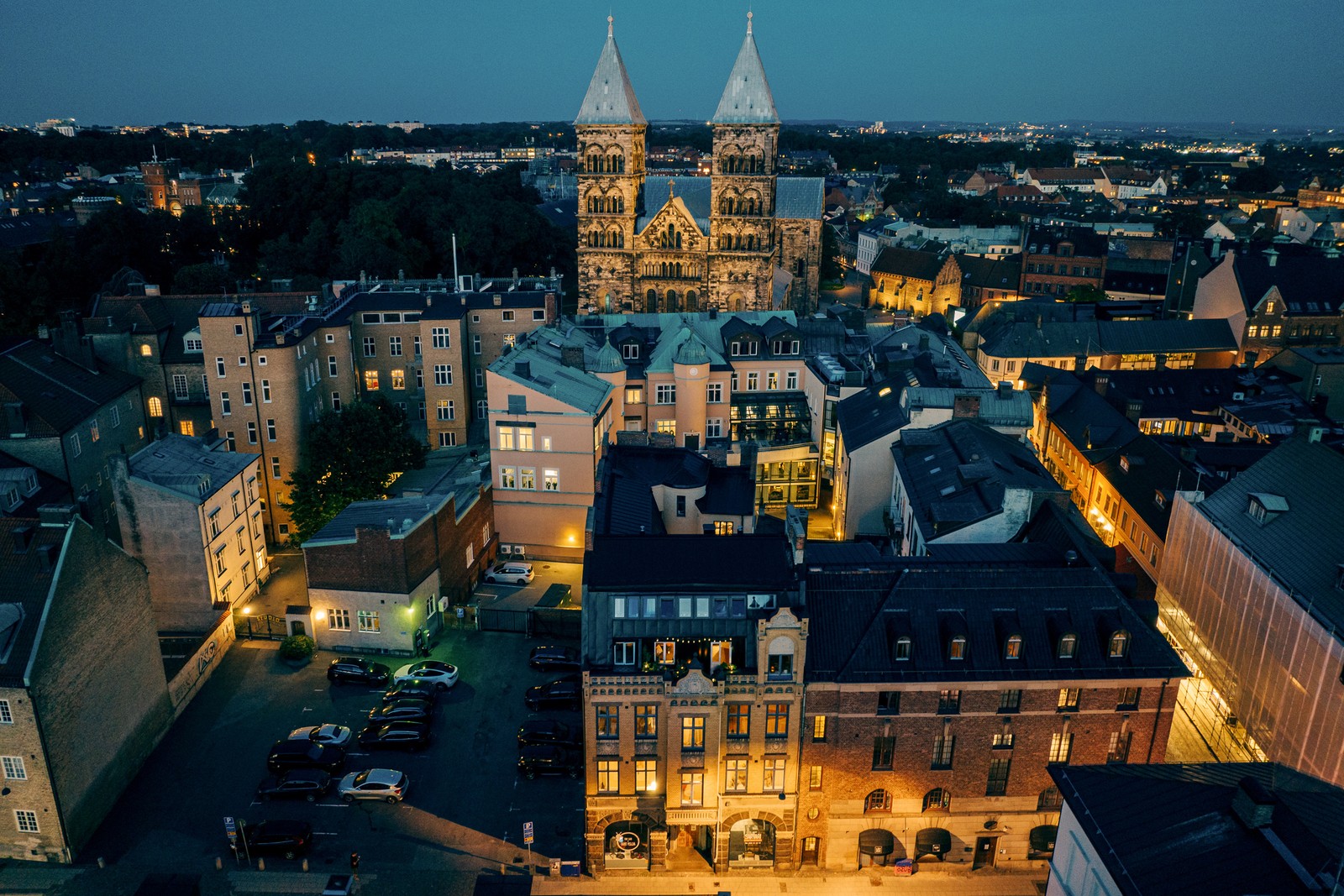 Samt Lunds centrala stadskärna