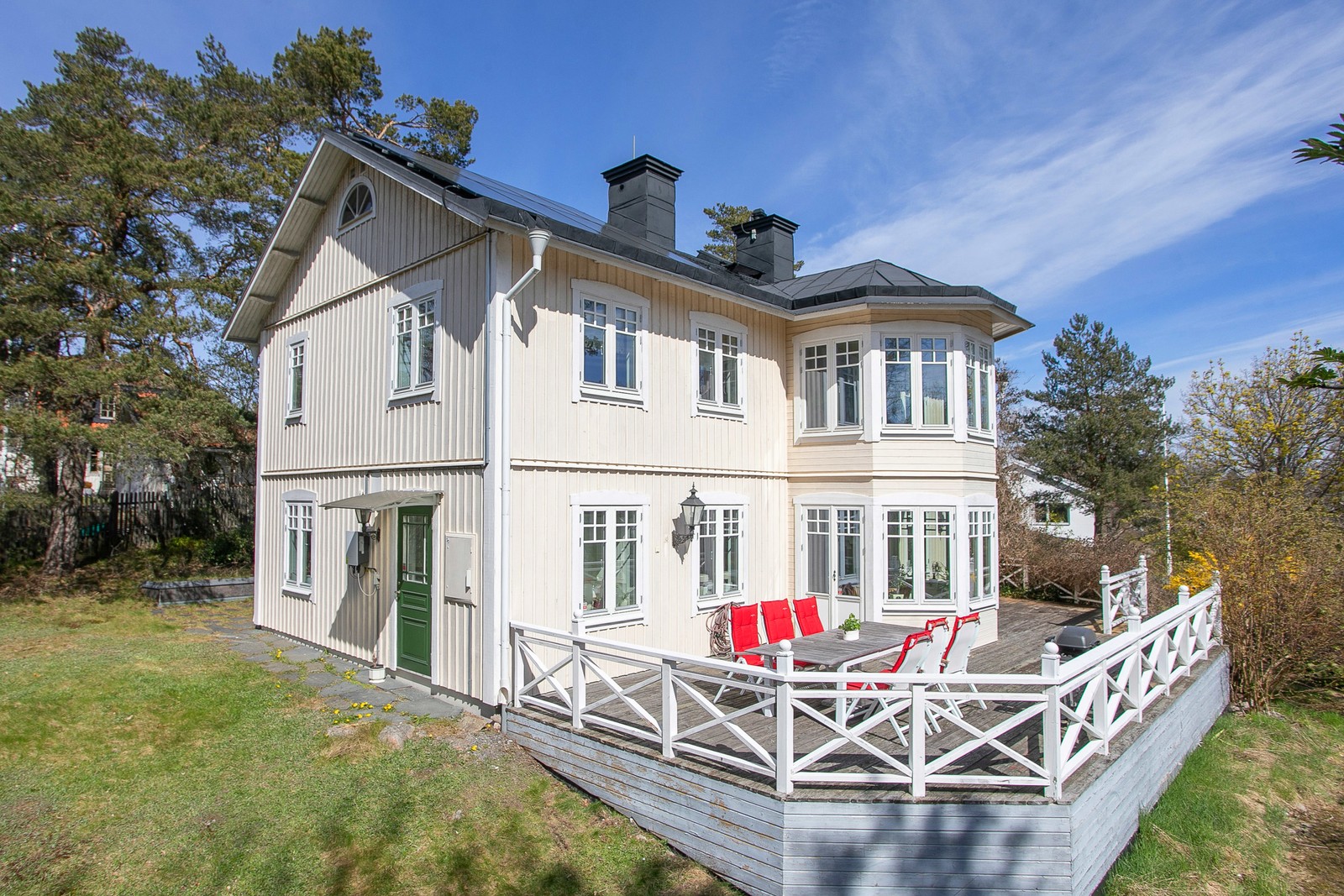 Högt upp på en platå med ett fritt söderläge