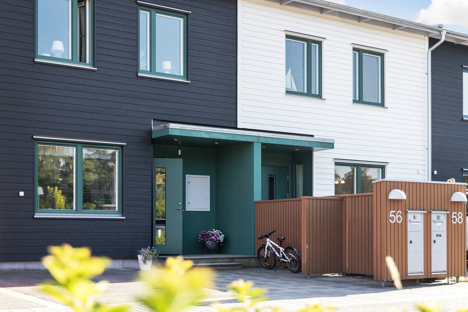 Perfekt med parkering precis utanför ytterdörren