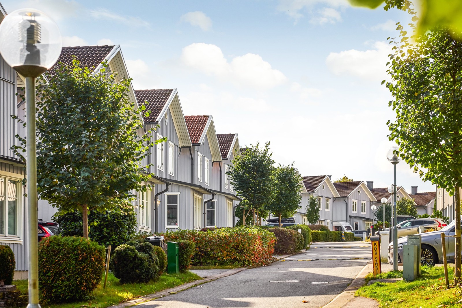 En idyllisk och lugn återvändsgata