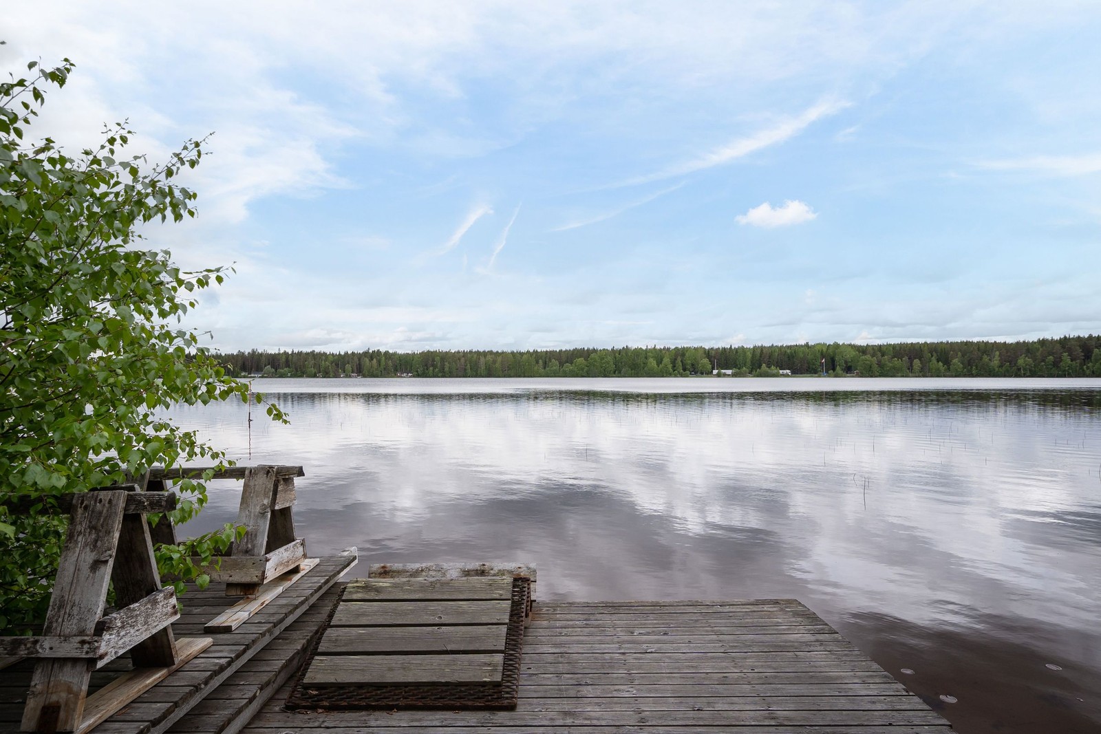 Brygga i anslutning till tomt