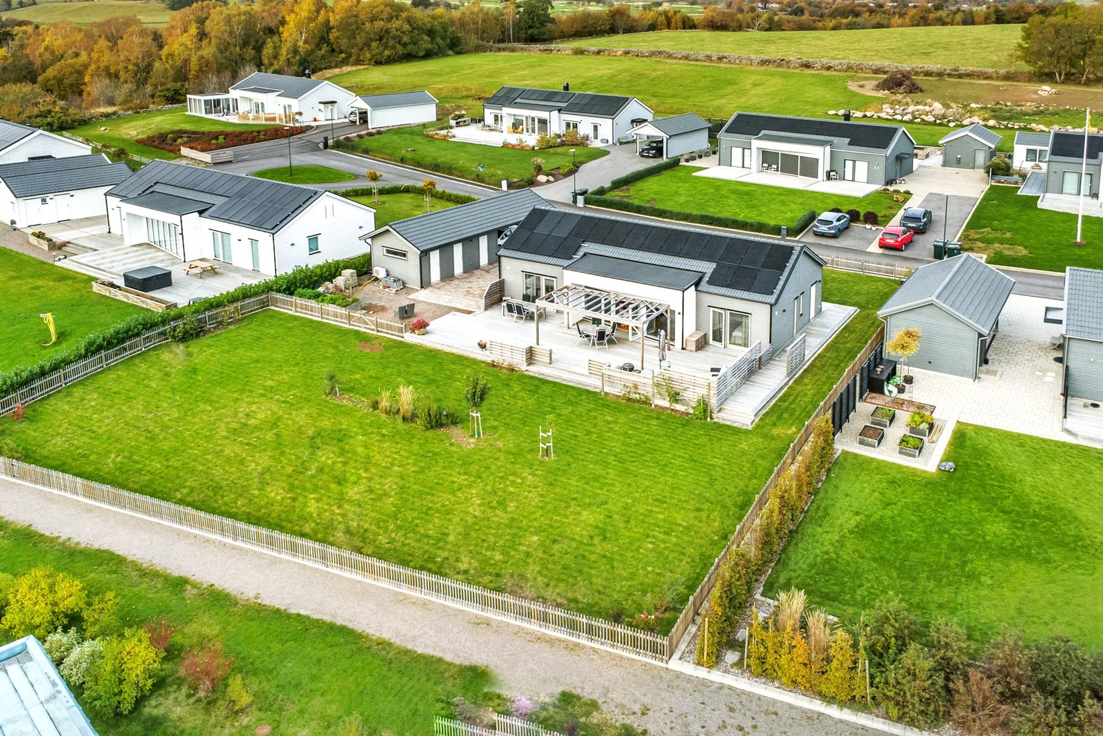 Högt och naturnära läge på Hallandsåsen