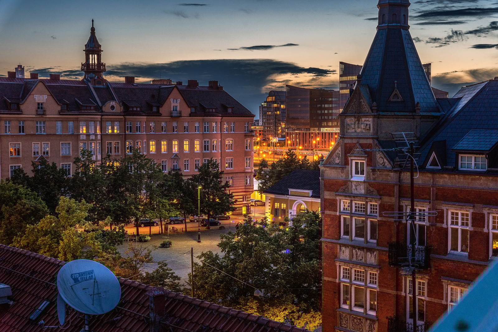 Närheten till vackra Drottningtorget