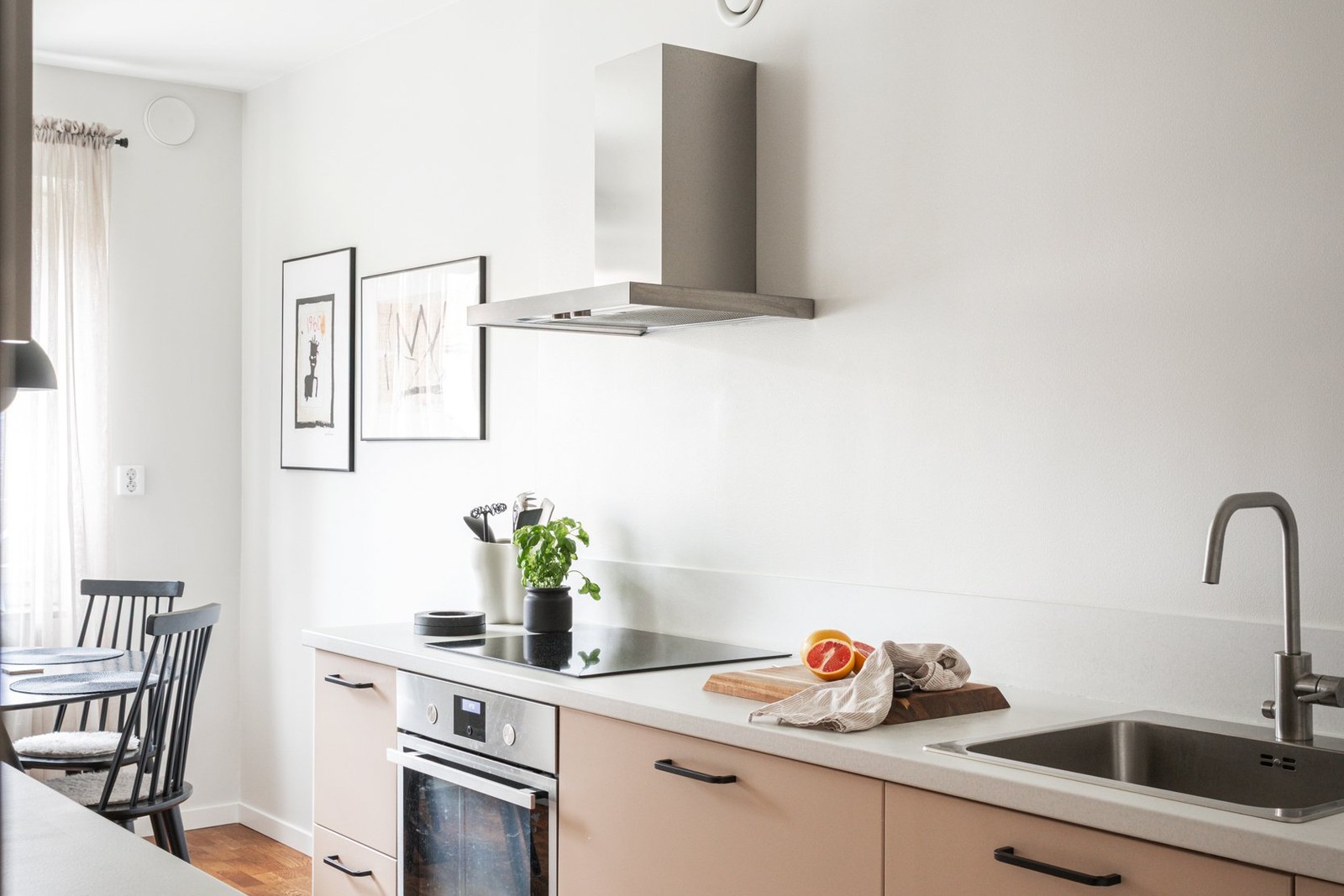 Köket totalrenoverades 2023