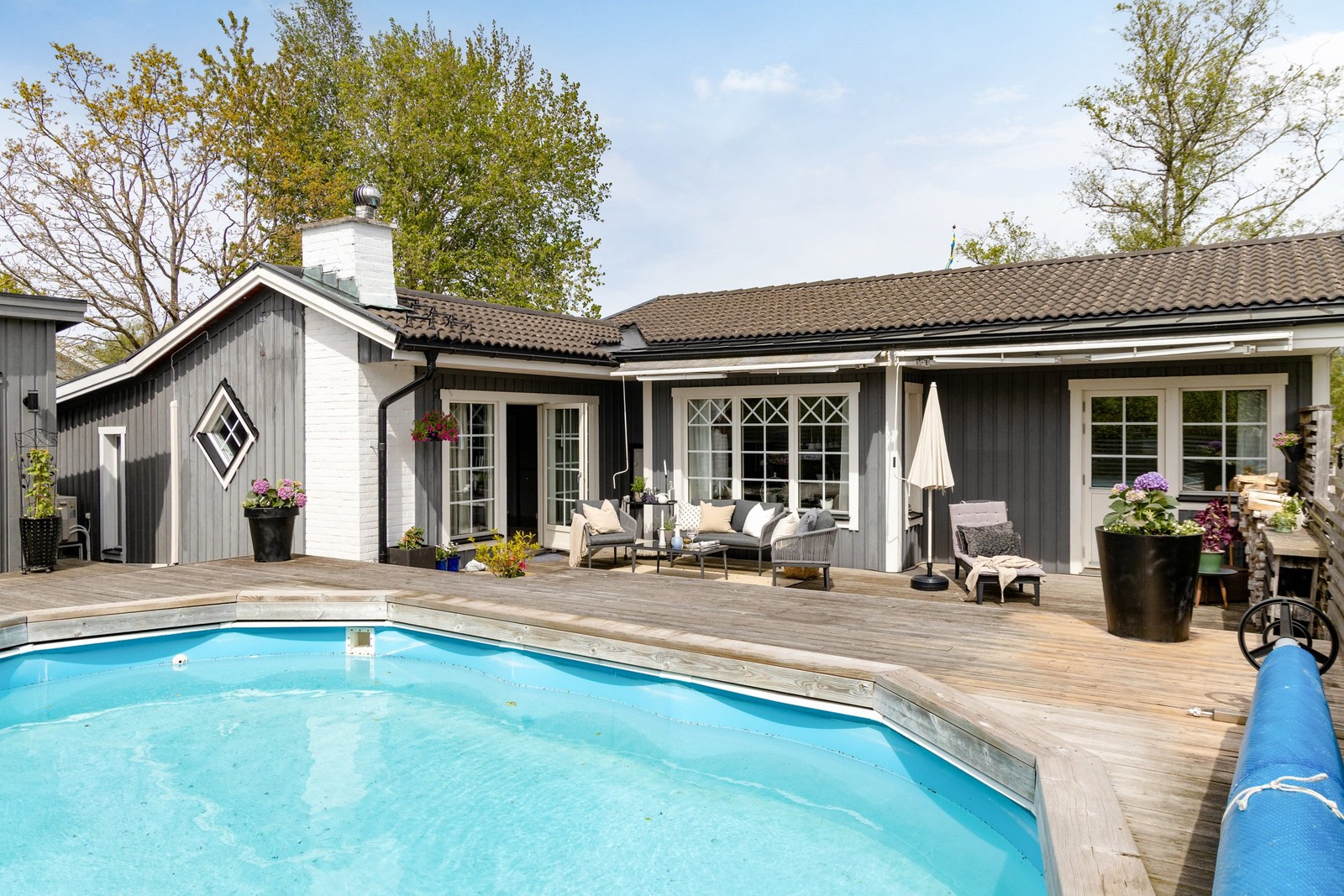 Njut av avkoppling eller lek och bad