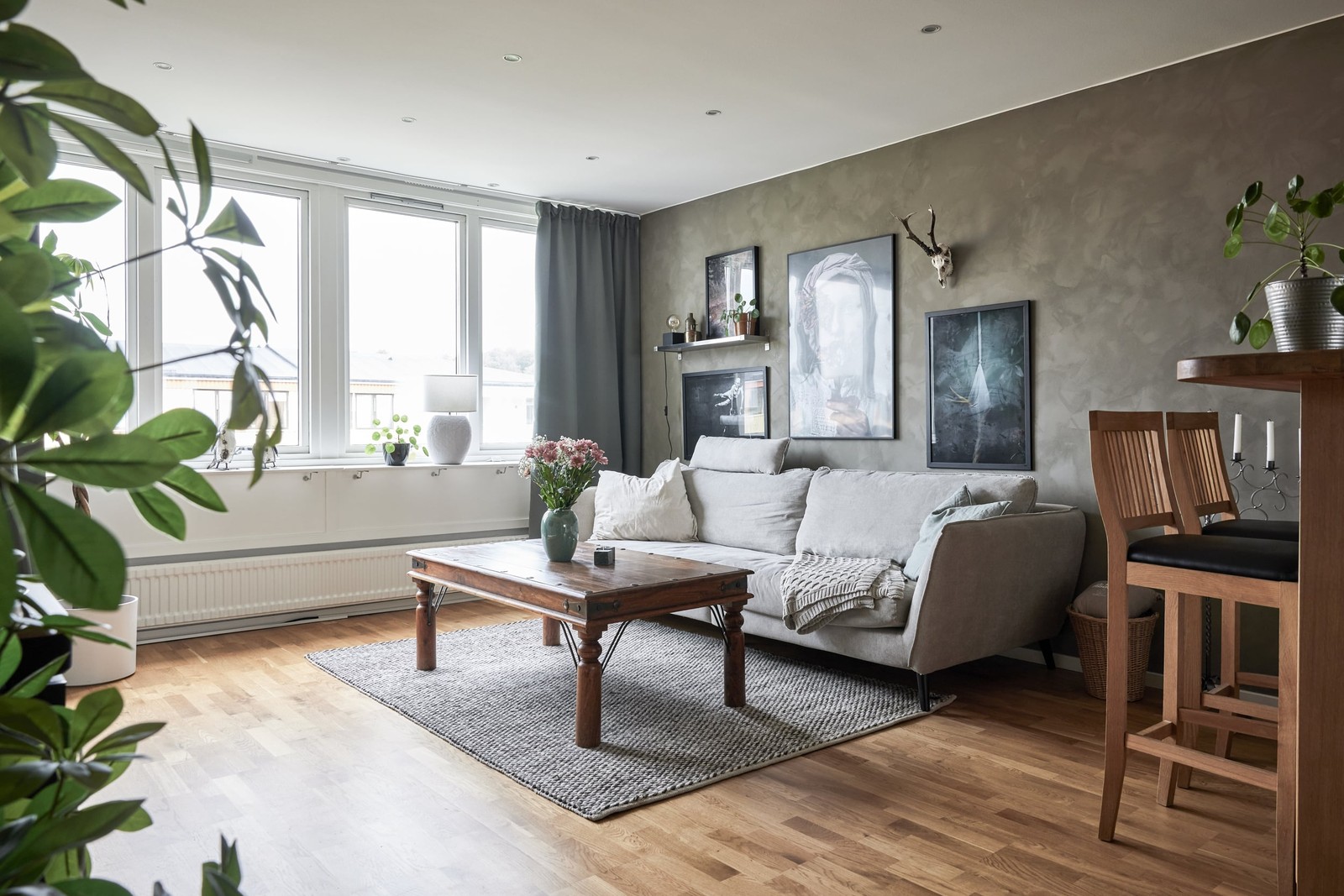 Stort vardasgrum som integrerar fint med köket