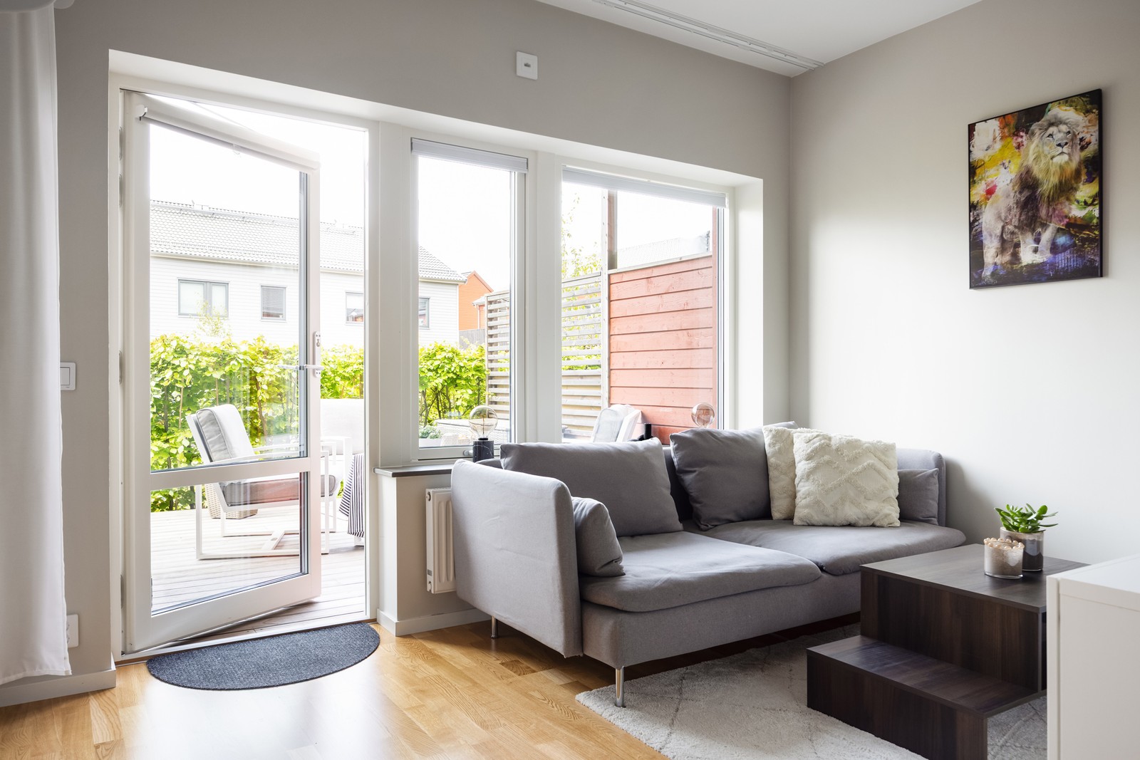 Fin1:a med stor uteplats i sydväst