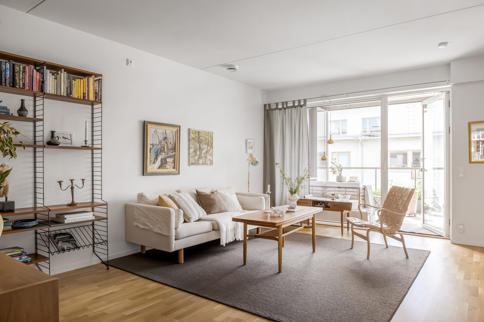 Ljust och trevligt vardagsrum