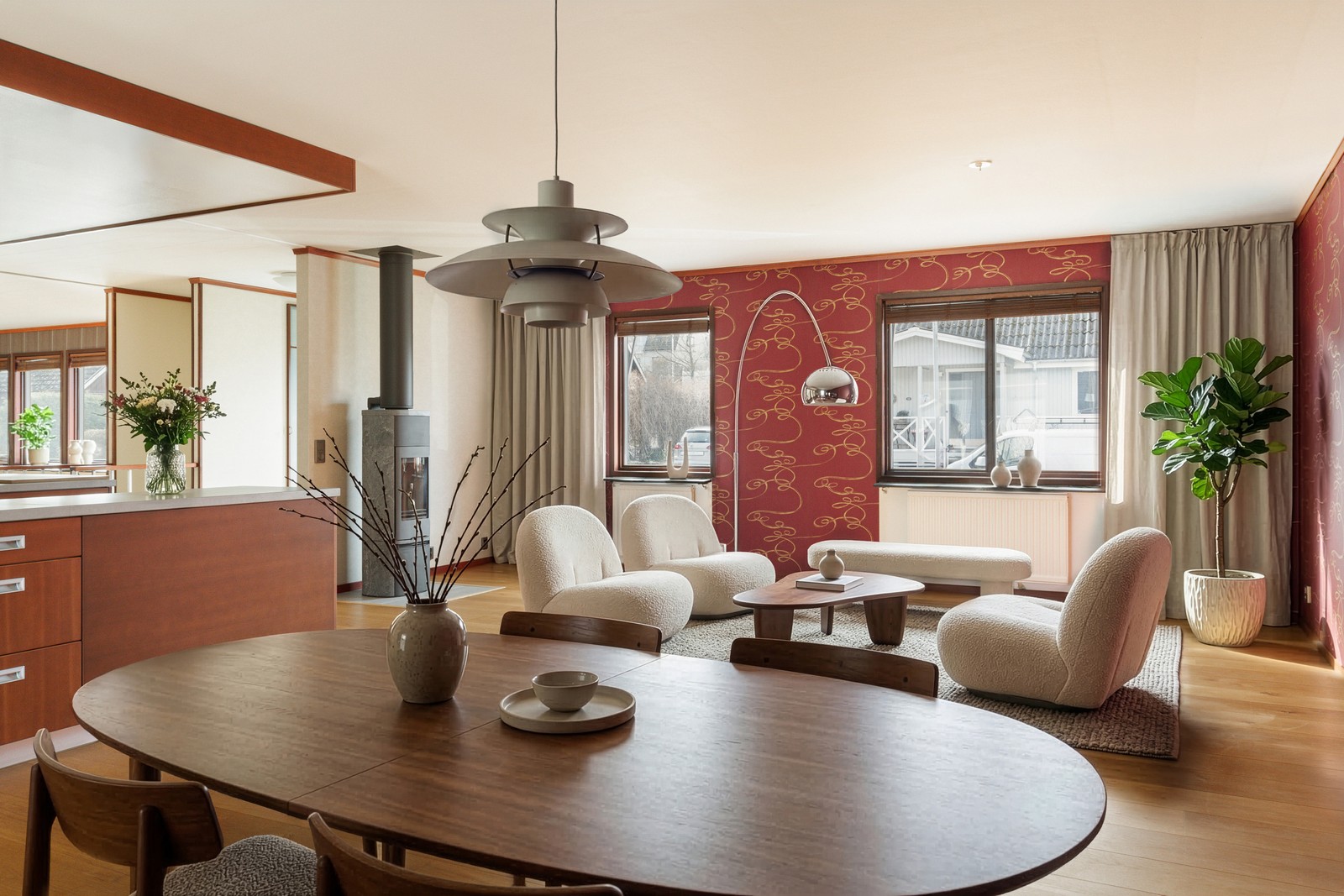 Matrum / vardagsrum - Bilden är ett fotomontage genom e-styling