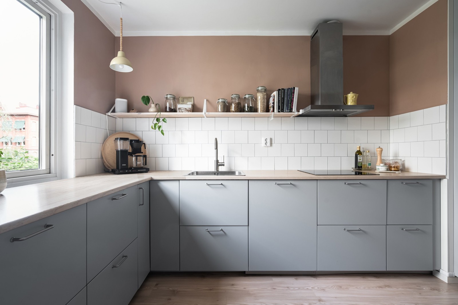 Citytvåa med stilfullt kök