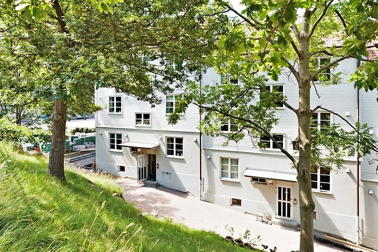 Sommarbild från området