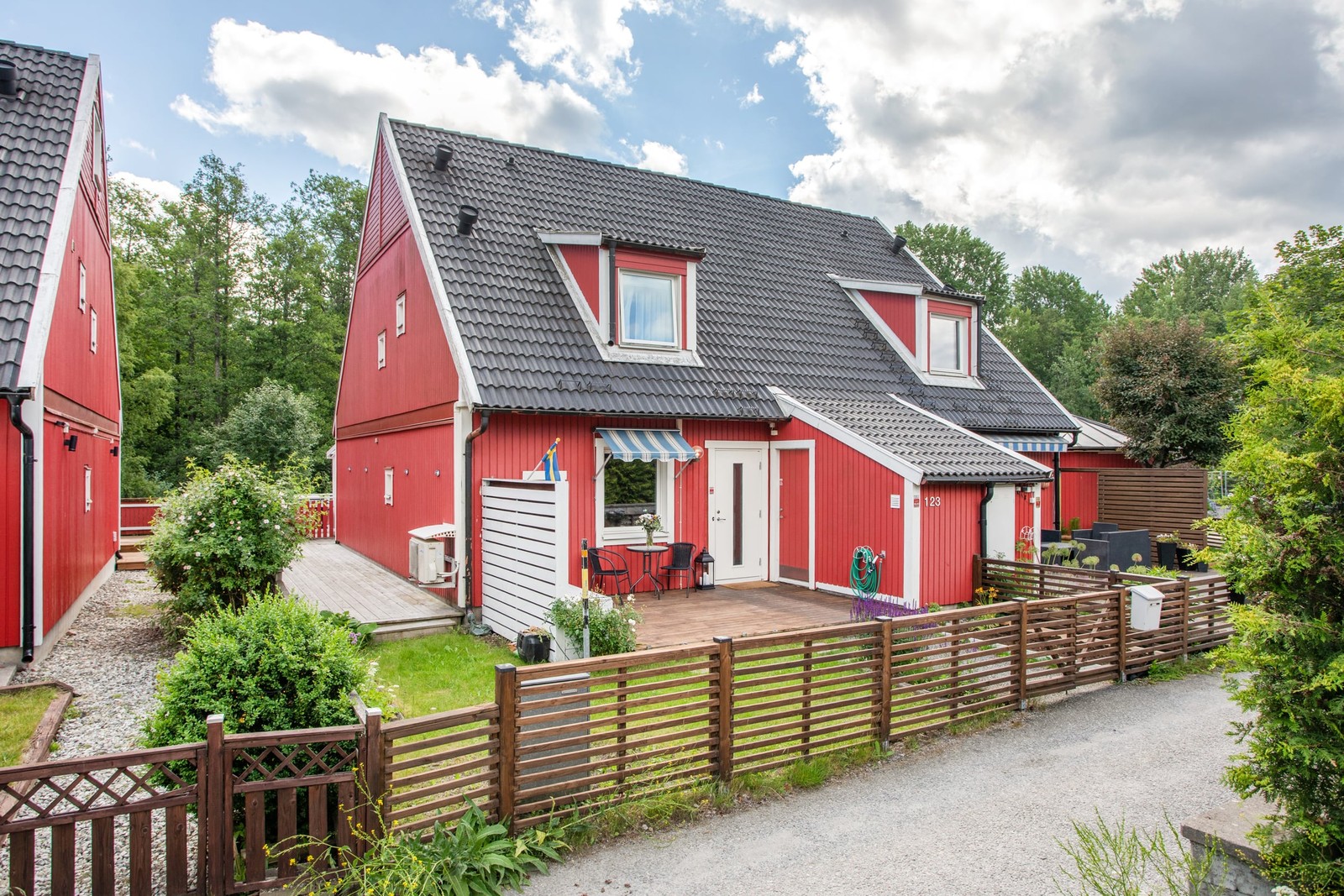 Framsidan av huset