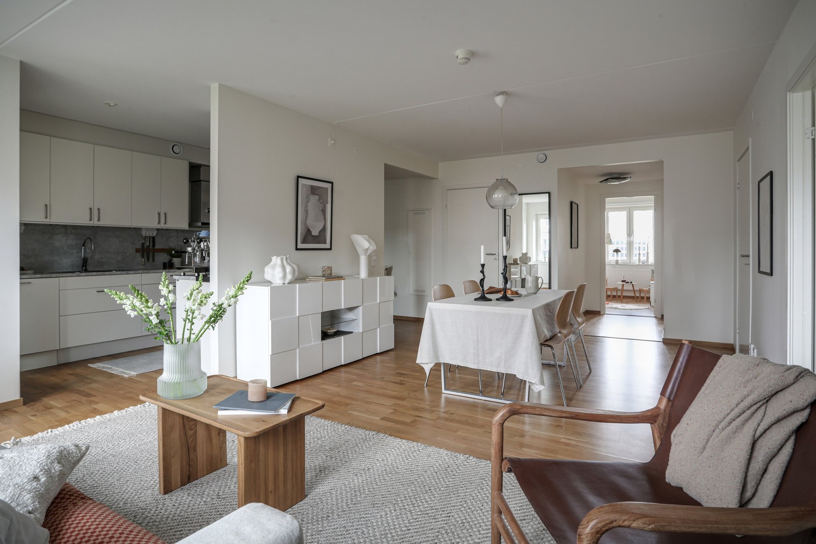 Ljus och trivsam fyra på expansiva Lindholmen