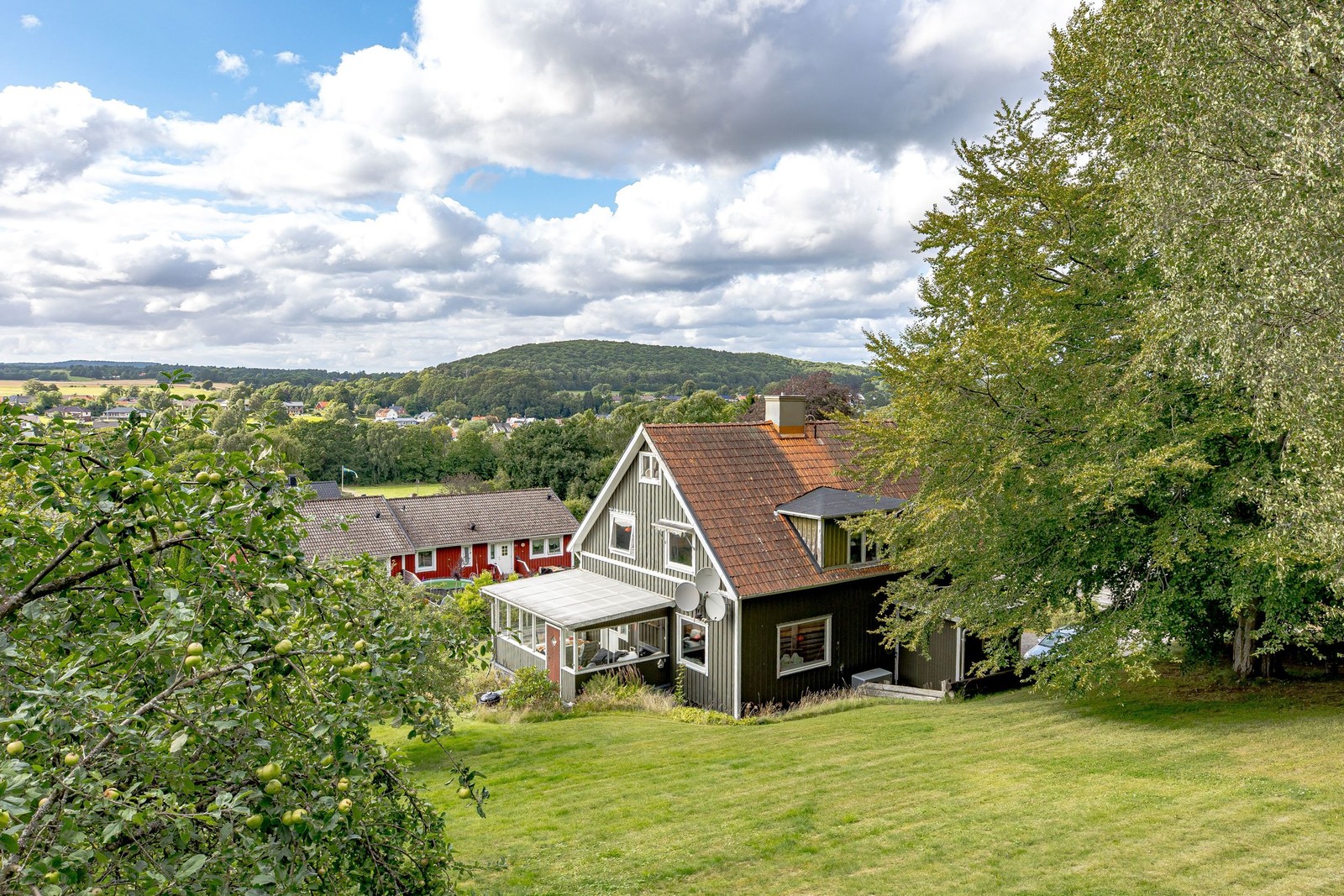 Vacker utsikt över bygden