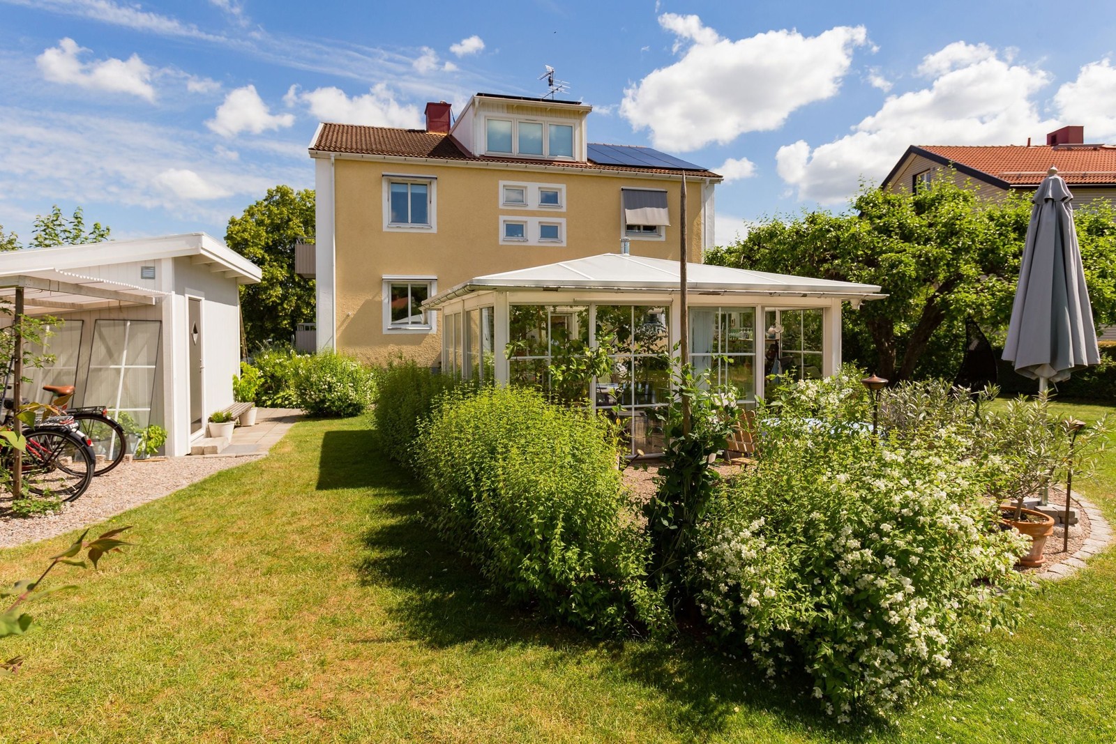 Orangeri som förlänger sommarperioden