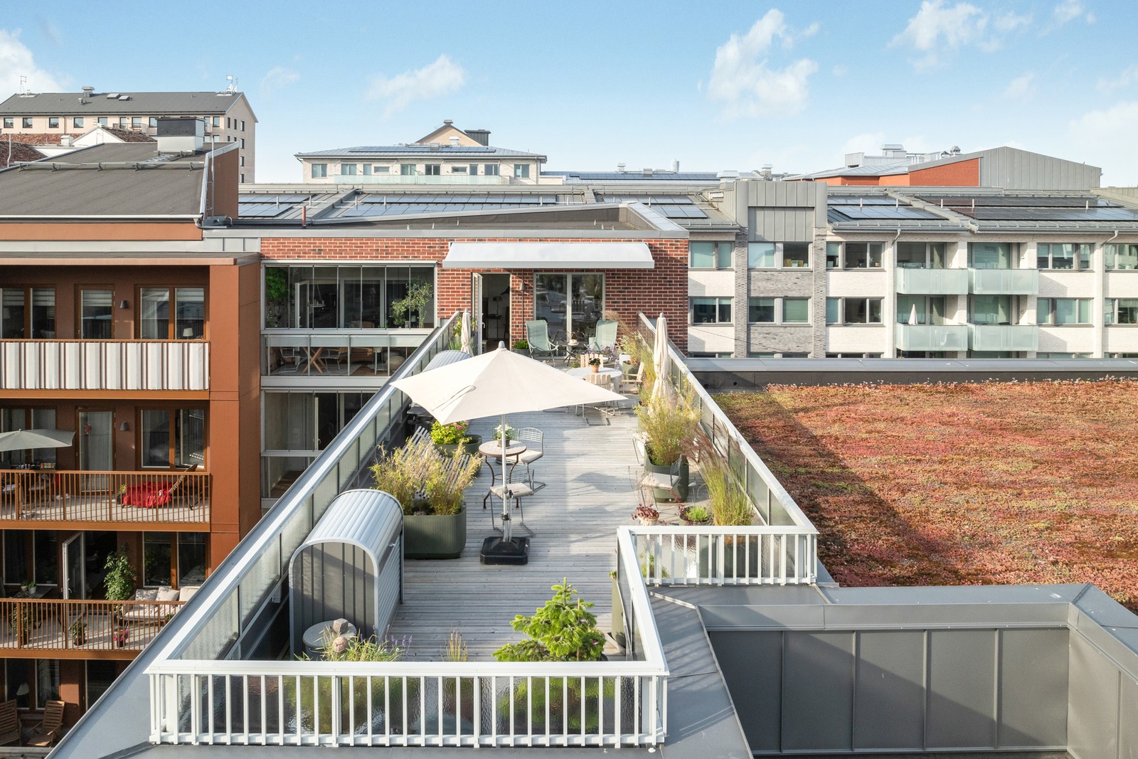 Privat takterrass om 69 kvm