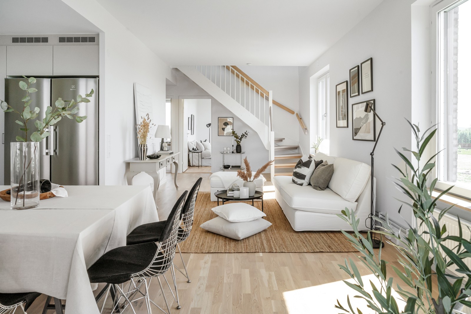 Bilder från visningslägenhet, annan lägenhet med samma planlösning